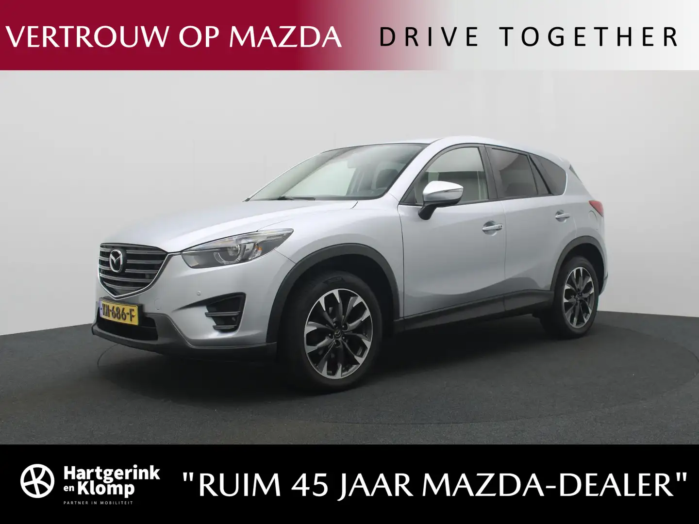 Mazda CX-5 2.0 SkyActiv-G GT-M Line met vaste trekhaak en all Gris - 1