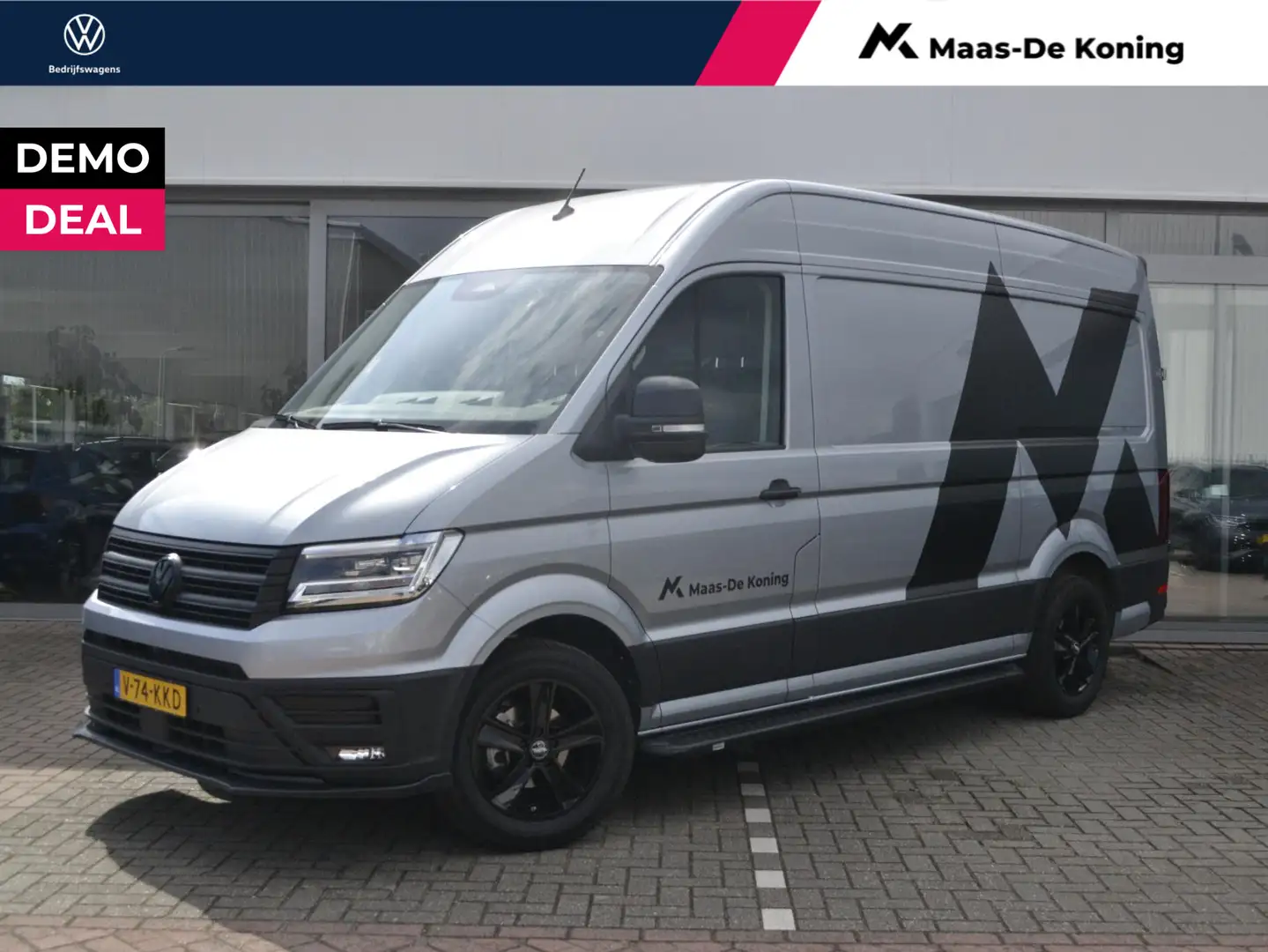 Volkswagen Crafter 35 2.0TDi 140pk Automaat Exclusive L3H3 Zilver - 1