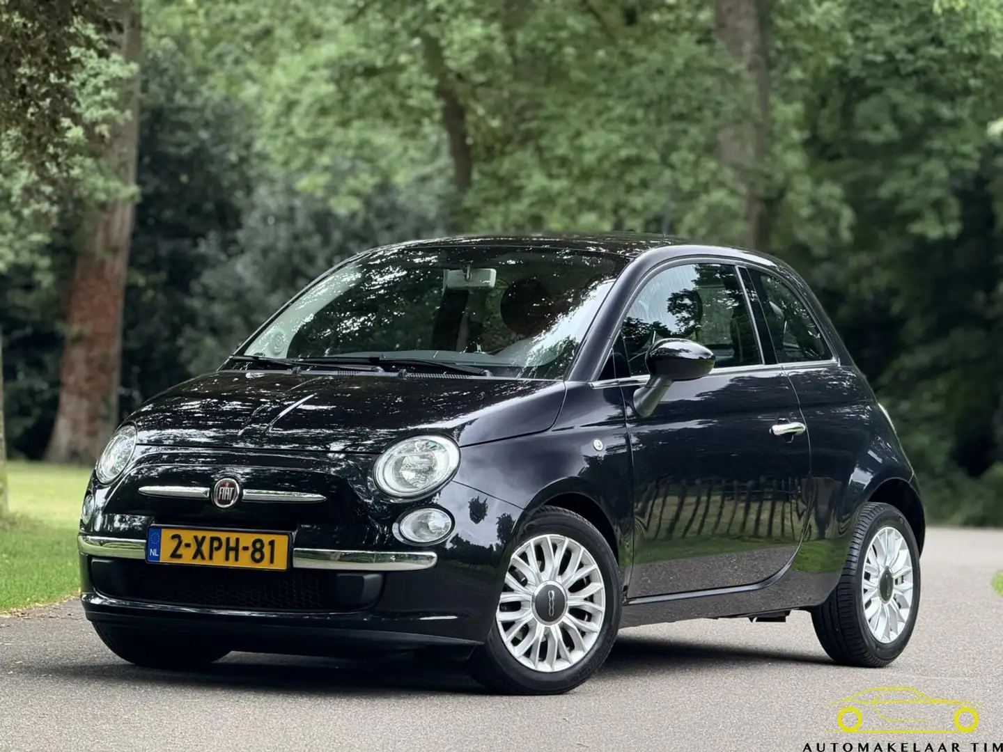 Fiat 500 0.9 TwinAir Turbo Lounge / Orig.NL / Pano Zwart - 1