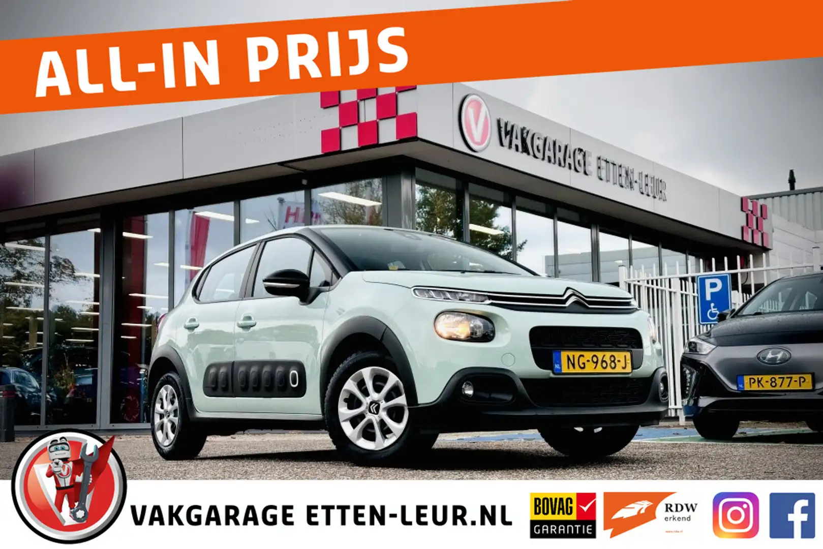 Citroen C3 1.2 110PK | PARKEERSENSOREN | CLIMA | CARPLAY Groen - 1