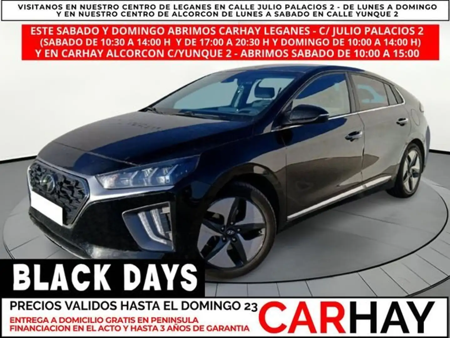 Hyundai IONIQ 1.6 GDI HEV TECNO DCT Noir - 1