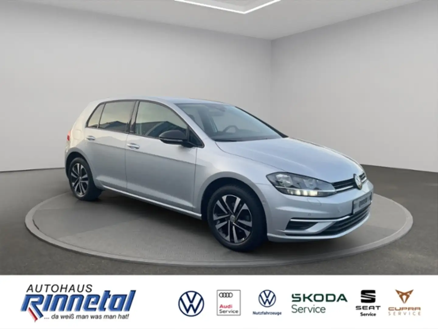 Volkswagen Golf VII 1.0 TSI IQ Drive NAVI+KLIMAAUT+SITZHZG+ACC+PA Argent - 2