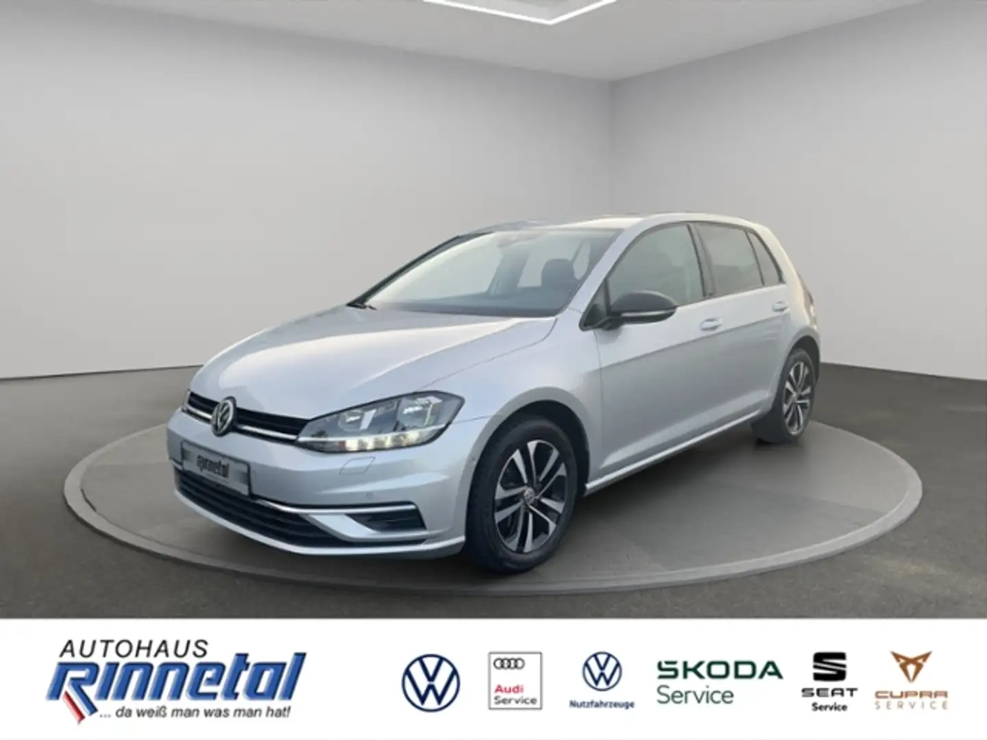 Volkswagen Golf VII 1.0 TSI IQ Drive NAVI+KLIMAAUT+SITZHZG+ACC+PA Argent - 1