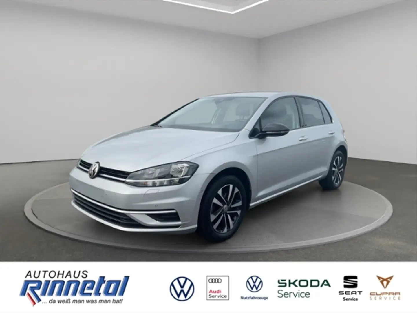 Volkswagen Golf VII 1.0 TSI IQ Drive NAVI+KLIMAAUT+SITZHZG+ACC+PA Silber - 1