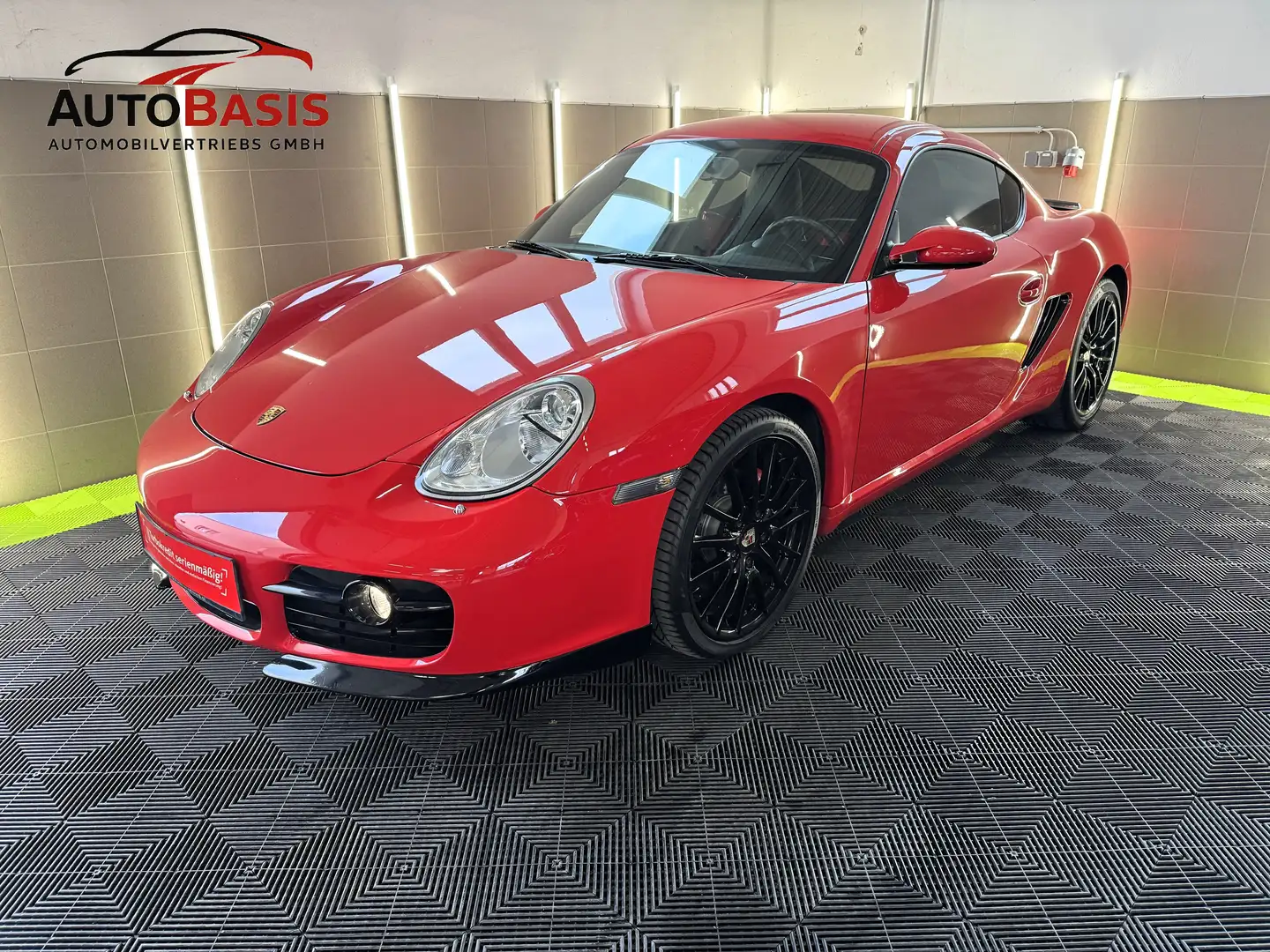 Porsche Cayman S 3,4 Sportauspuff/Bi-Xenon/Design-Paket/Spoiler Rot - 1