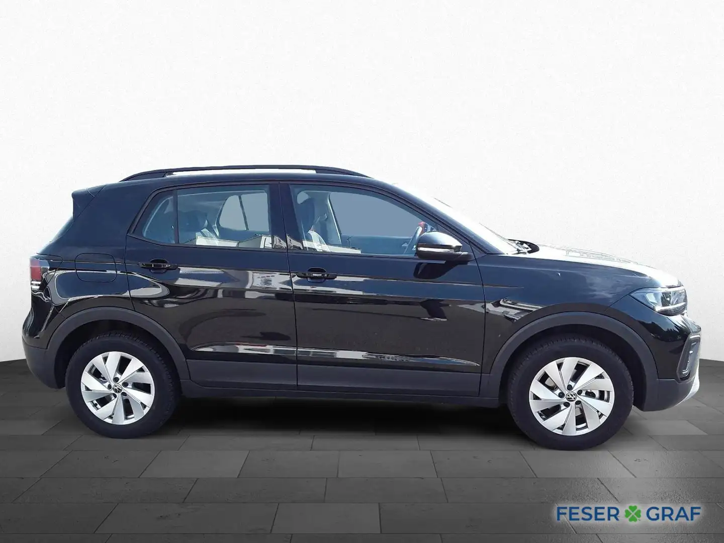 Volkswagen T-Cross 1.0 TSI DSG LIFE AHK KAM LED GJR Schwarz - 2