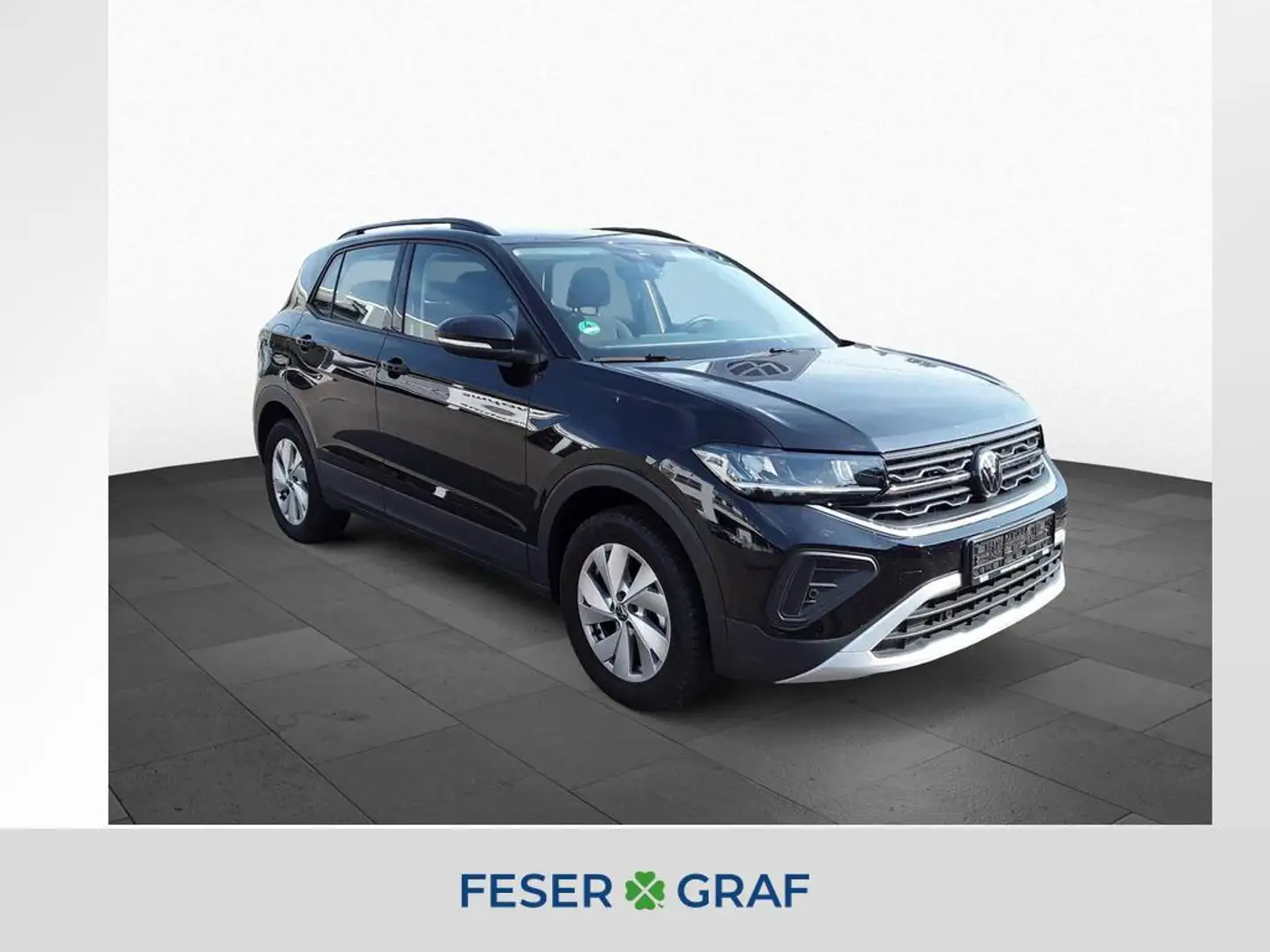 Volkswagen T-Cross 1.0 TSI DSG LIFE AHK KAM LED GJR Schwarz - 1