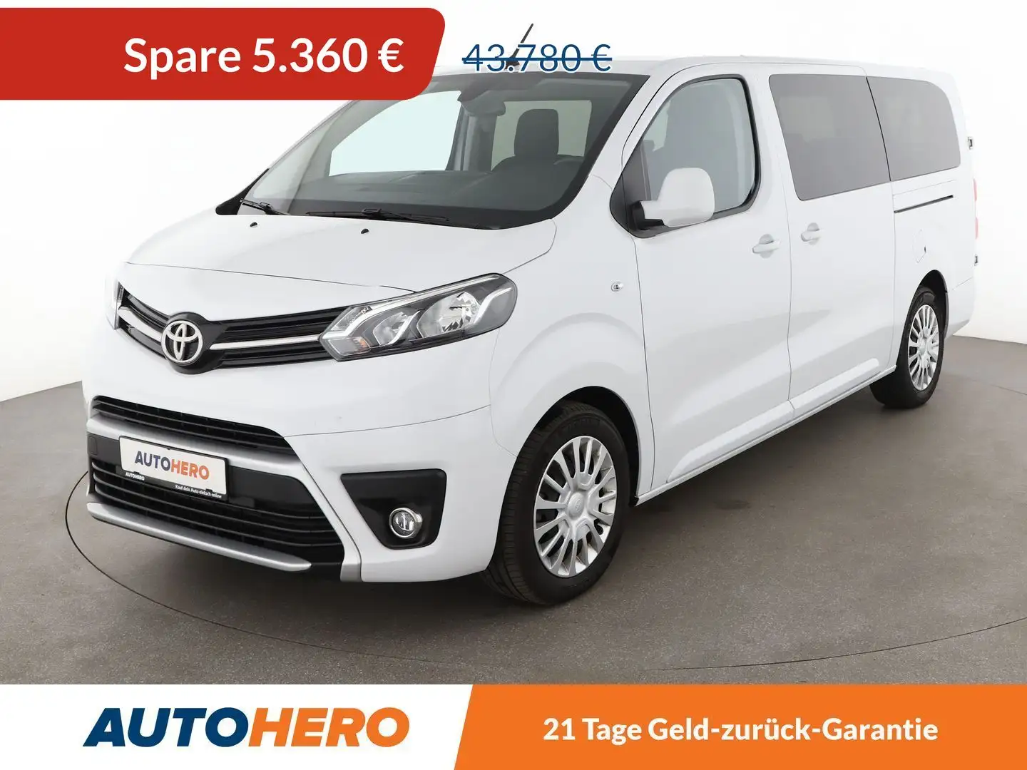 Toyota Proace 2.0 D-4D Compact Team D Aut*TEMPO*KLIMA* Weiß - 1