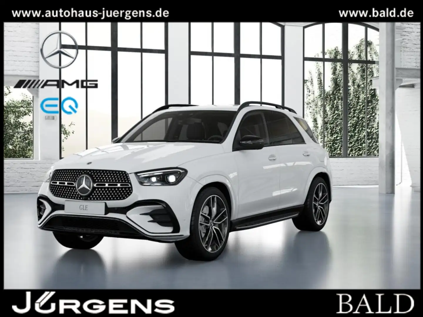 Mercedes-Benz GLE 350 de 4M AMG-Sport/AIRM/AHK/MLB/HUD/360/22" Weiß - 1