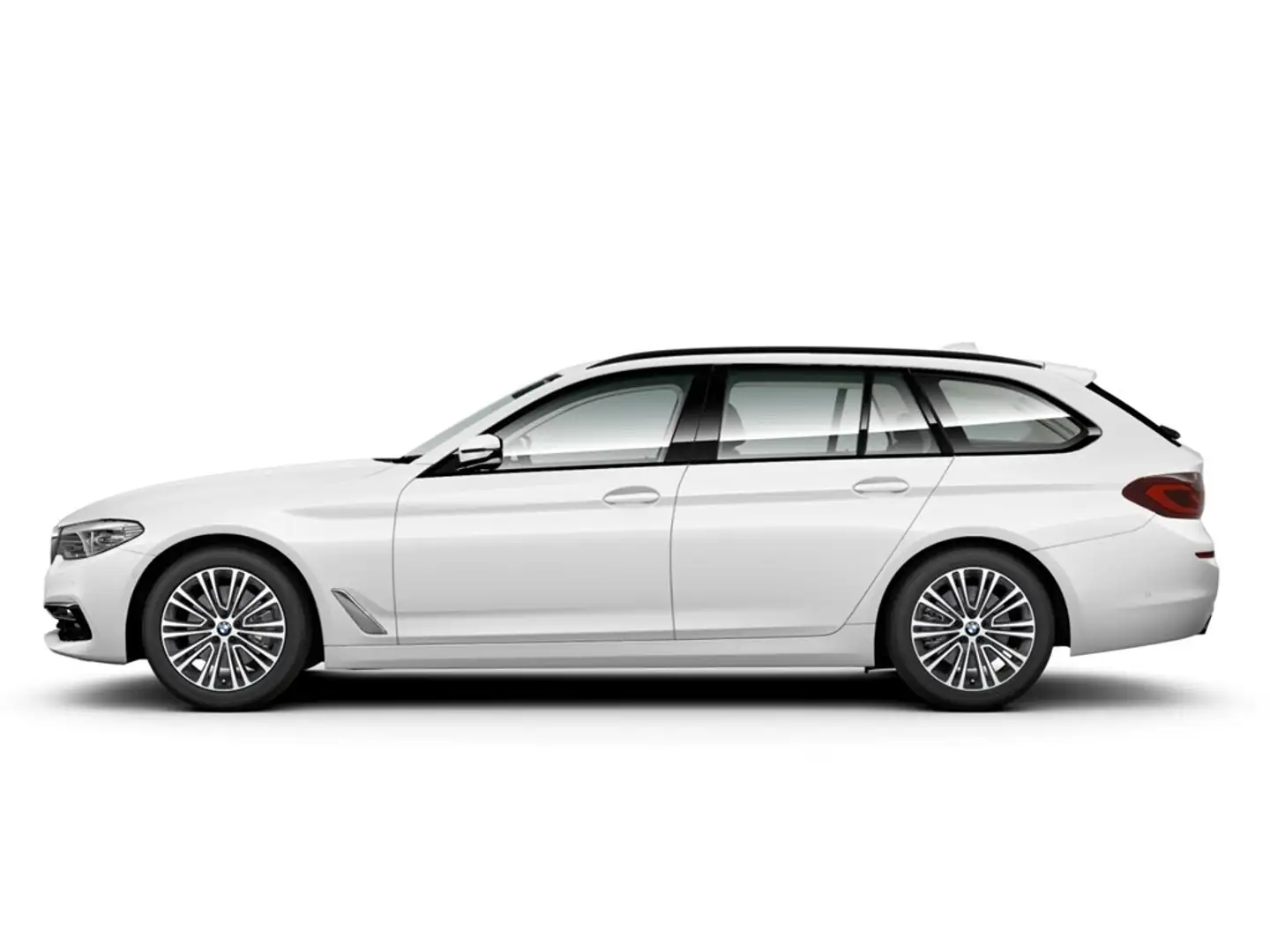 BMW 520 d Touring Sport Line Park-Assistent Weiß - 2