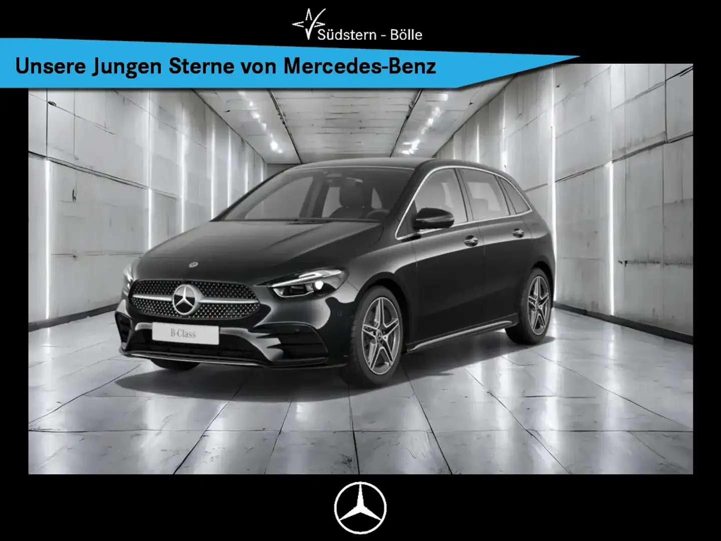 Mercedes-Benz B 200 AMG-ADV.PLUS+TOTW.+MULTIB.+KEYL.GO+LNKR.HZ Schwarz - 1