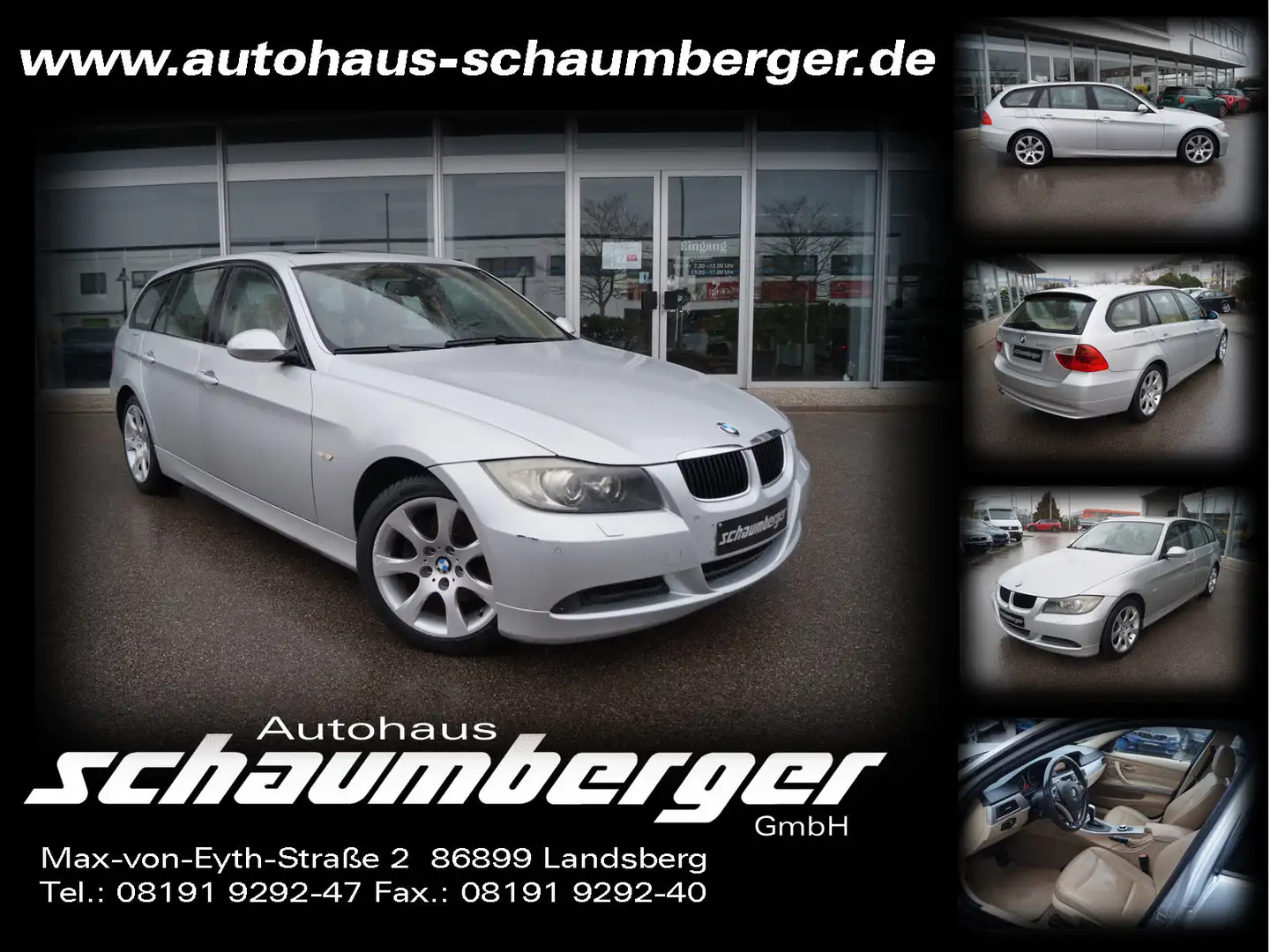BMW 320 320d Aut. Touring **Navi*Leder*Panorama*Xenon** Argent - 1