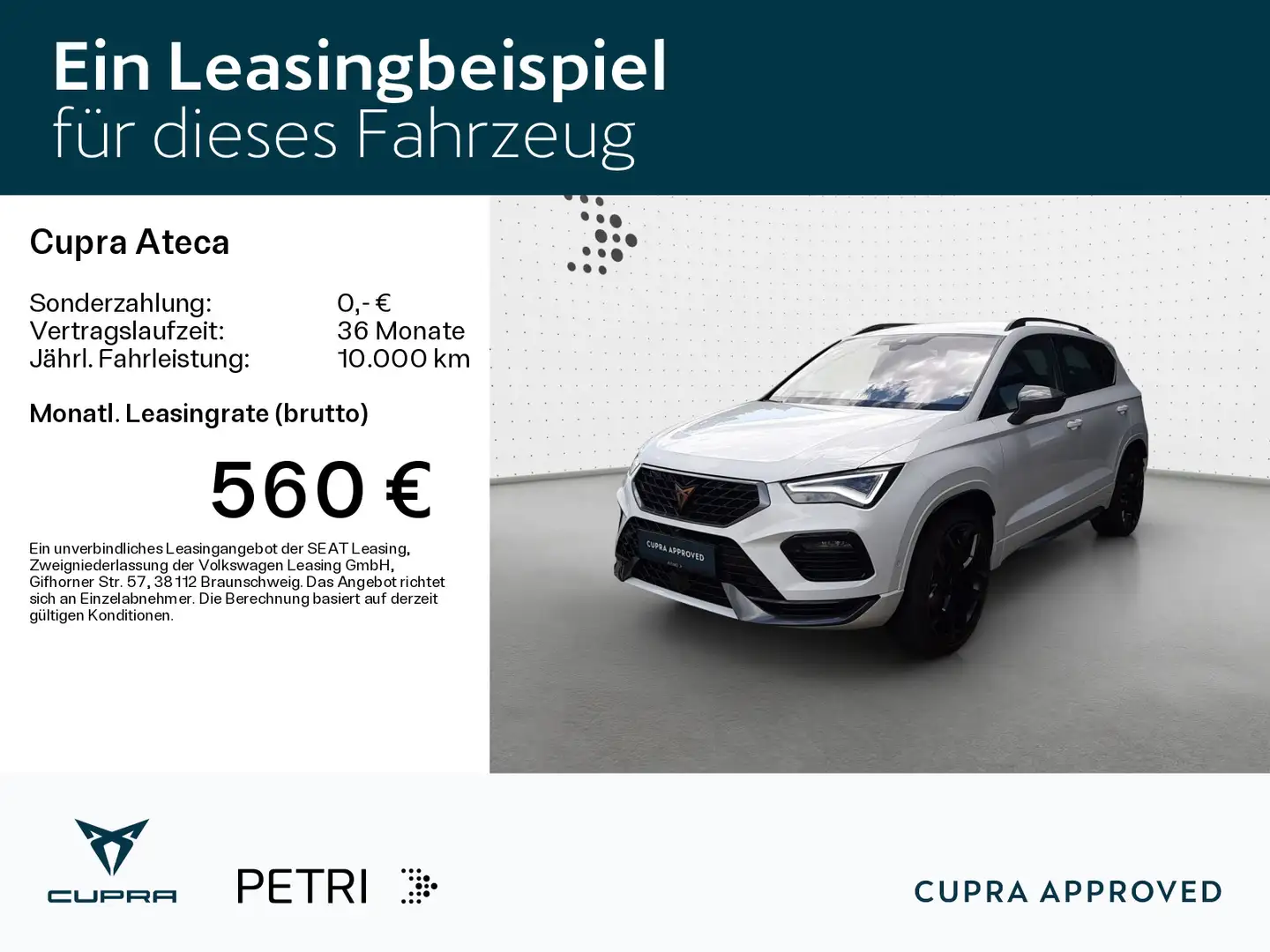 CUPRA Ateca Limited Edition 2.0 TSI *NAVI*Brembo*AHK*K Weiß - 2