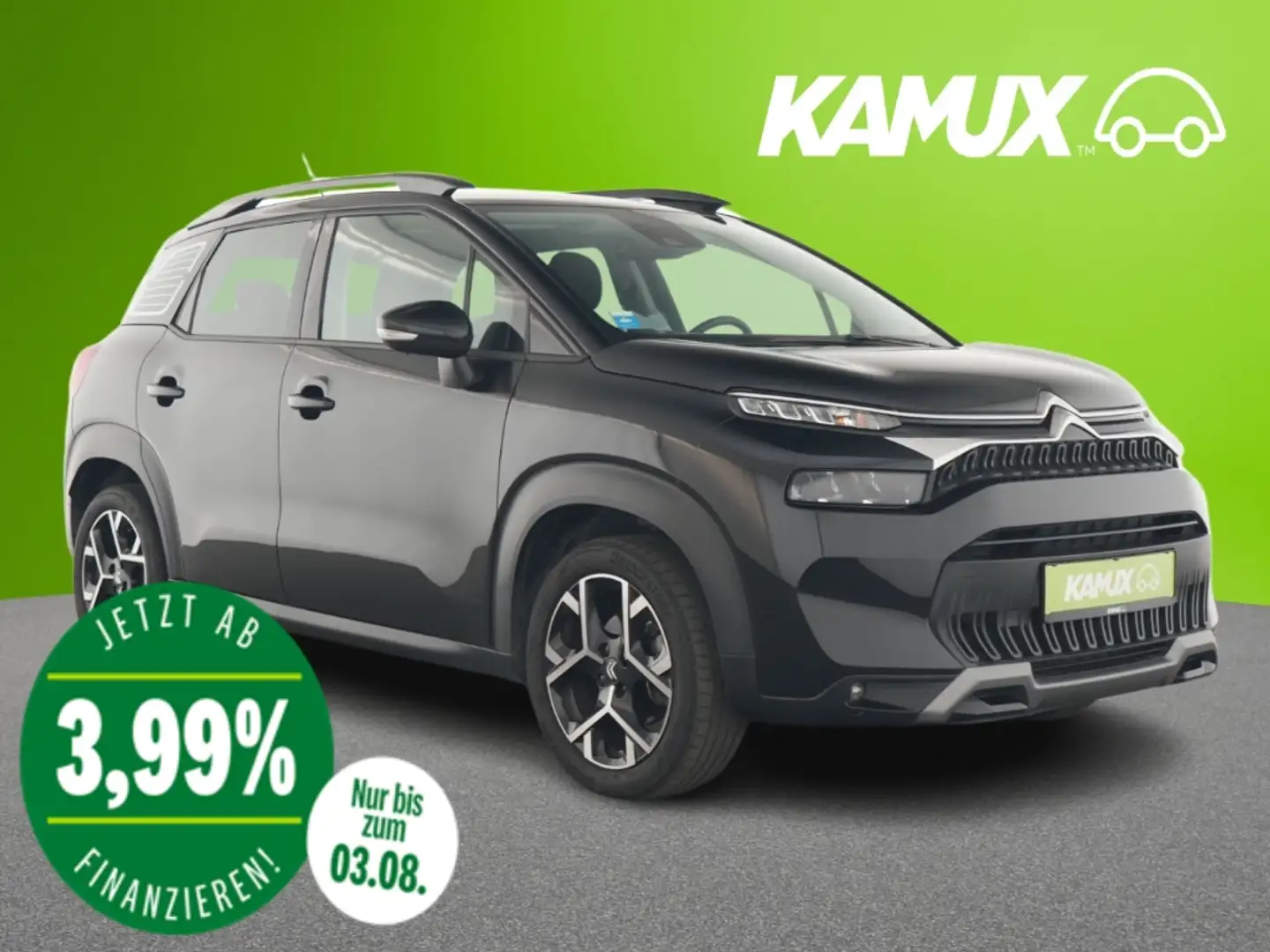 Citroen C3 Aircross 1.2PureTech Aut.Max+NAVI+KAMERA+PDC Nero - 1