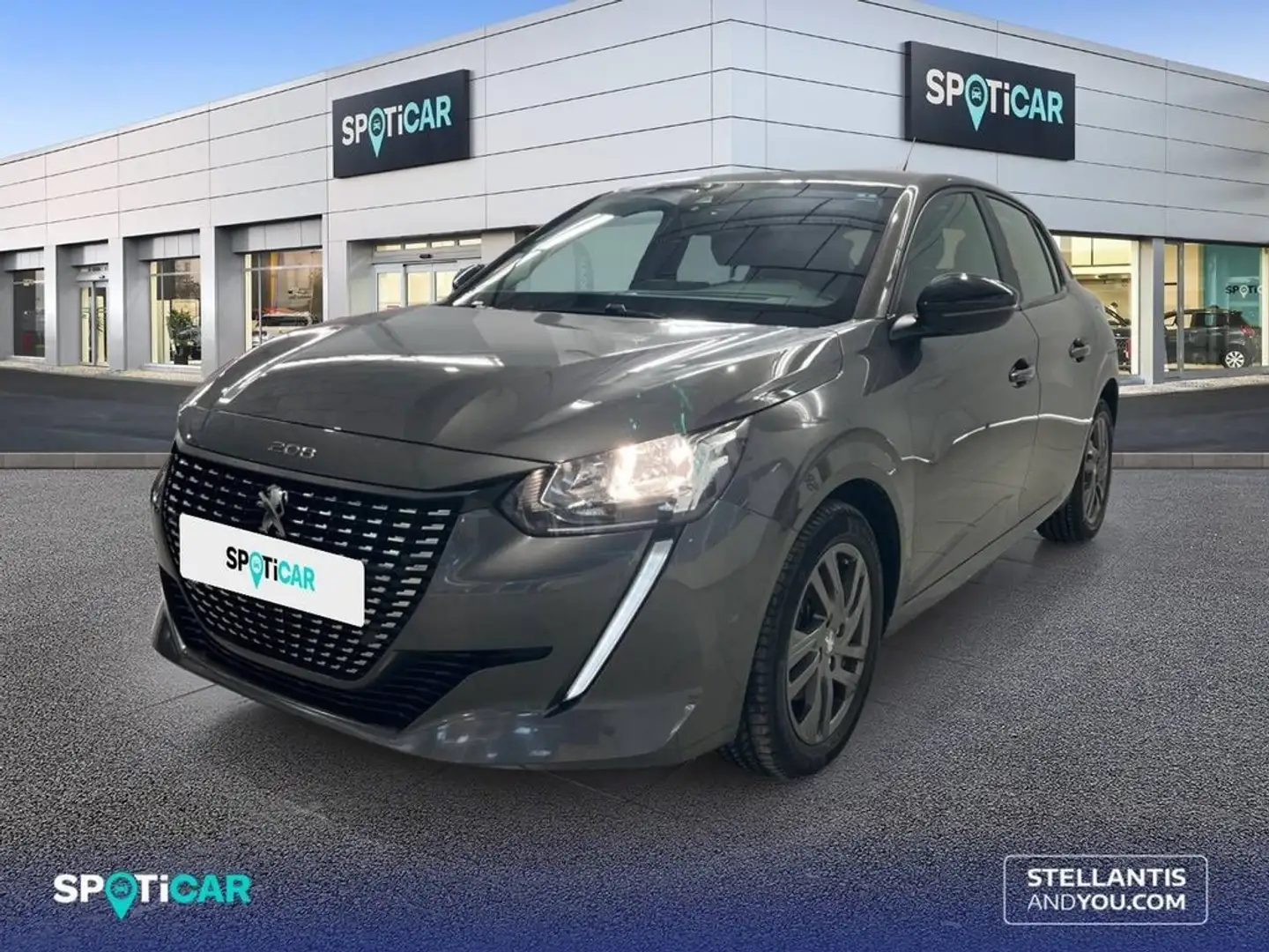 Peugeot 208 1.5 BlueHDi S&S Active Pack 100 Gris - 1
