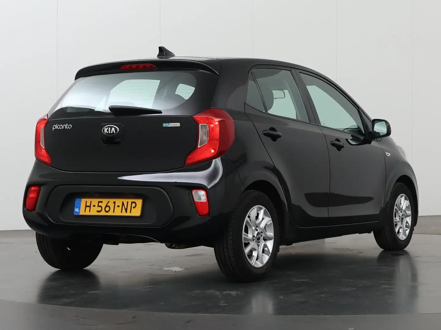 Kia Picanto 1.0 MPi Dynamicline | Navigatiesysteem | Spraakass Noir - 2
