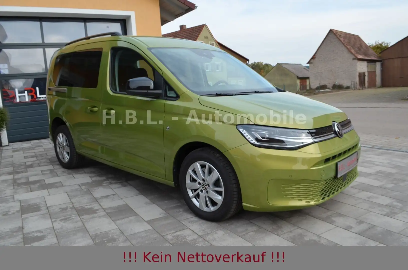 Volkswagen Caddy 2,0 Life TDI/LED/1.Hd/Kam./Navi/SHZ/KD neu Grün - 1