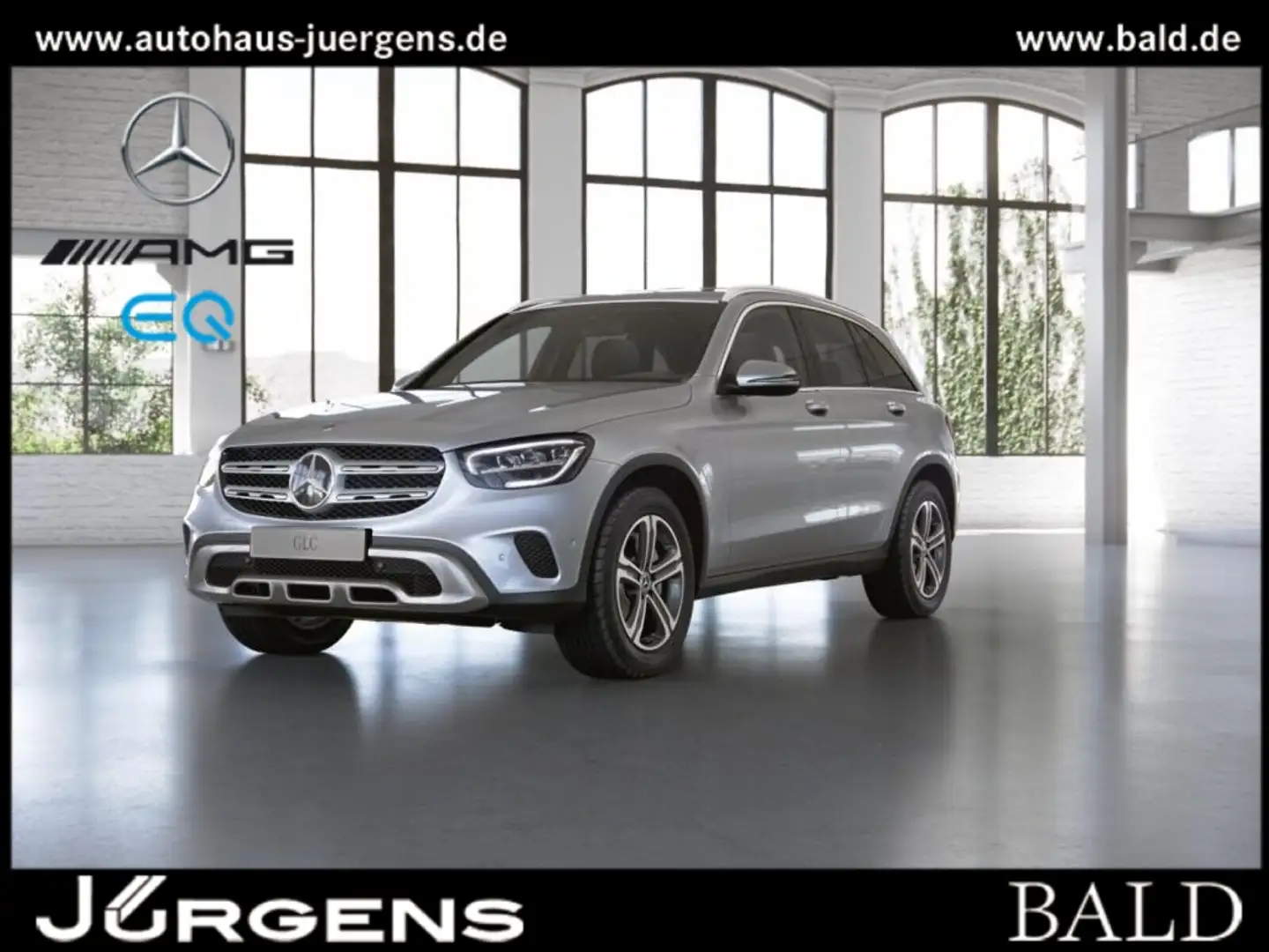Mercedes-Benz GLC 220 d 4MATIC +MBUX+LED+AHK+Cam+AUT+EASY-PACK Silver - 1