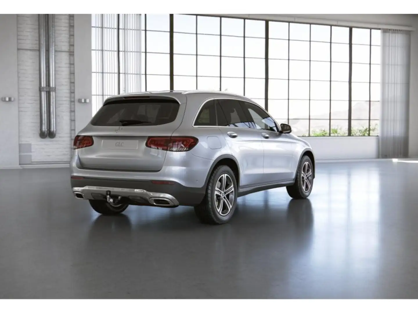 Mercedes-Benz GLC 220 d 4MATIC +MBUX+LED+AHK+Cam+AUT+EASY-PACK Silver - 2