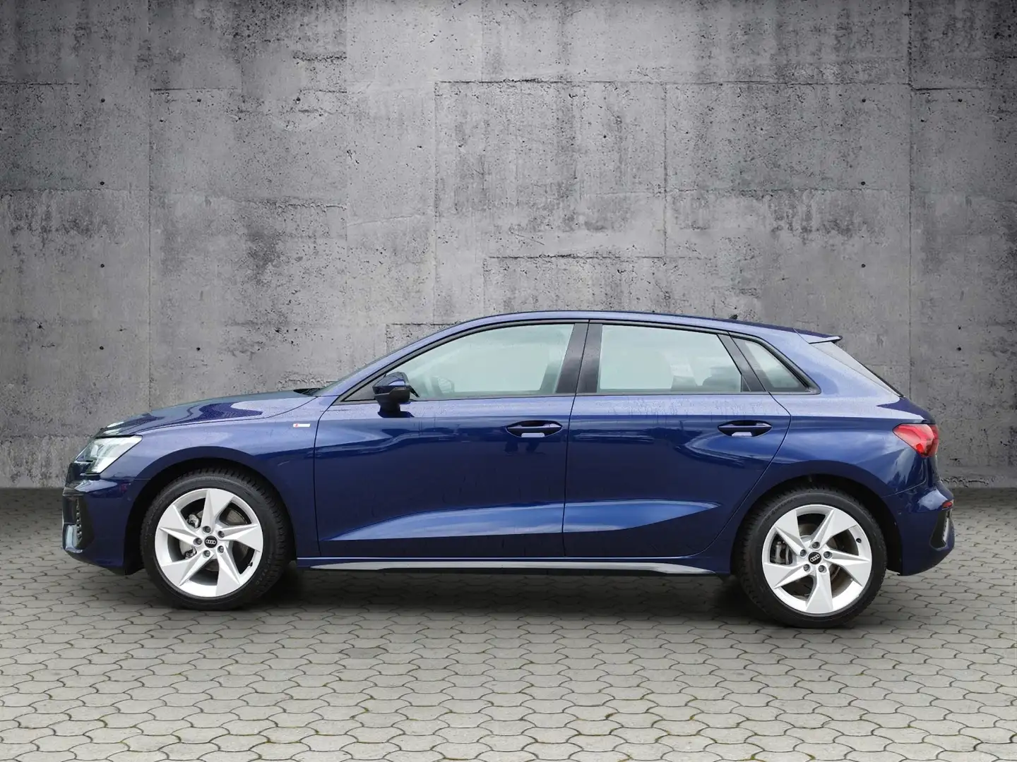 Audi A3 Sportback S line 35 TFSI S-tronic MATRIX/NAV/SHZ Bleu - 2