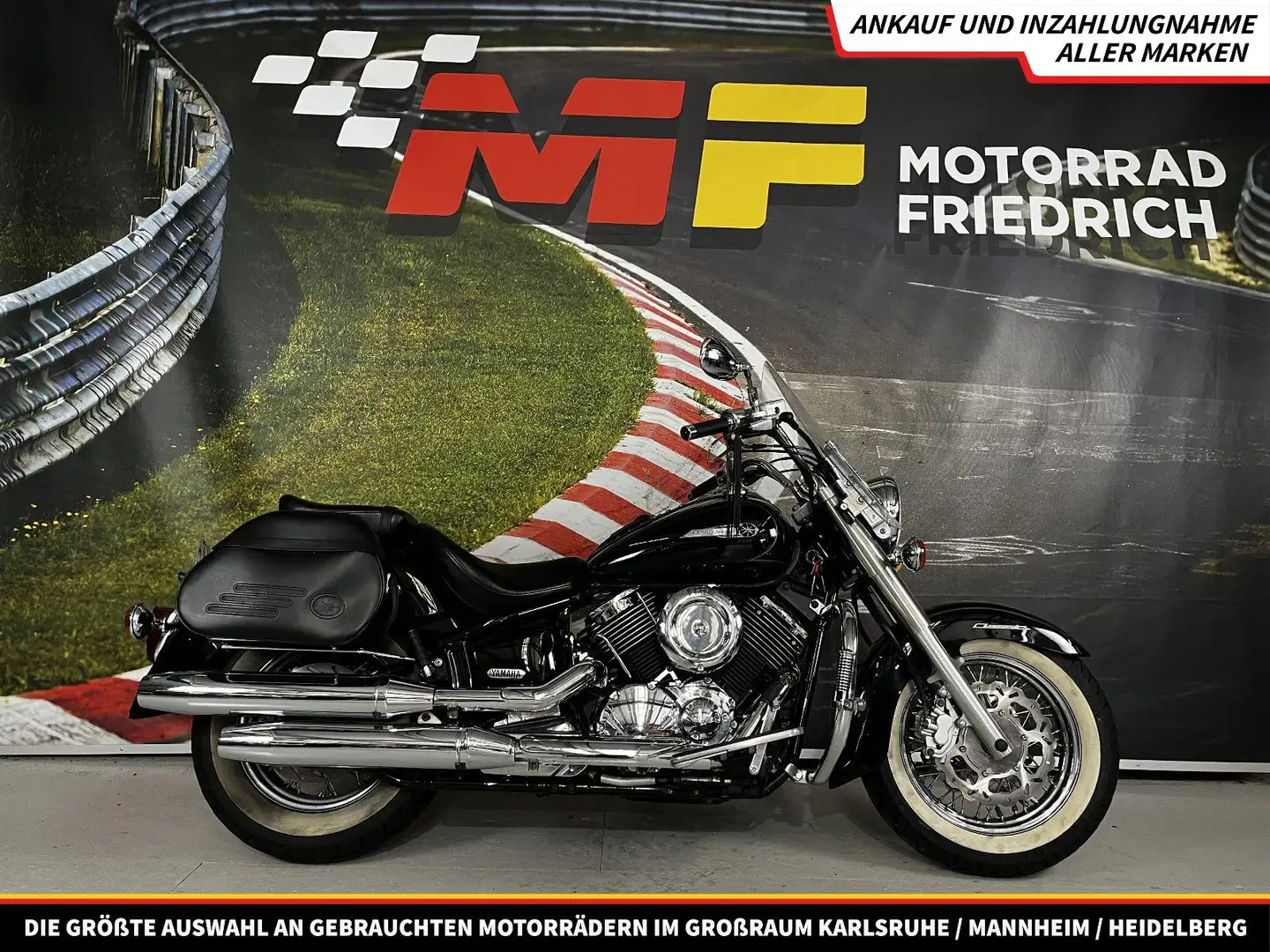 Yamaha XVS 1100 DragStar Classic [1. Hand, Scheckheft] Noir - 1