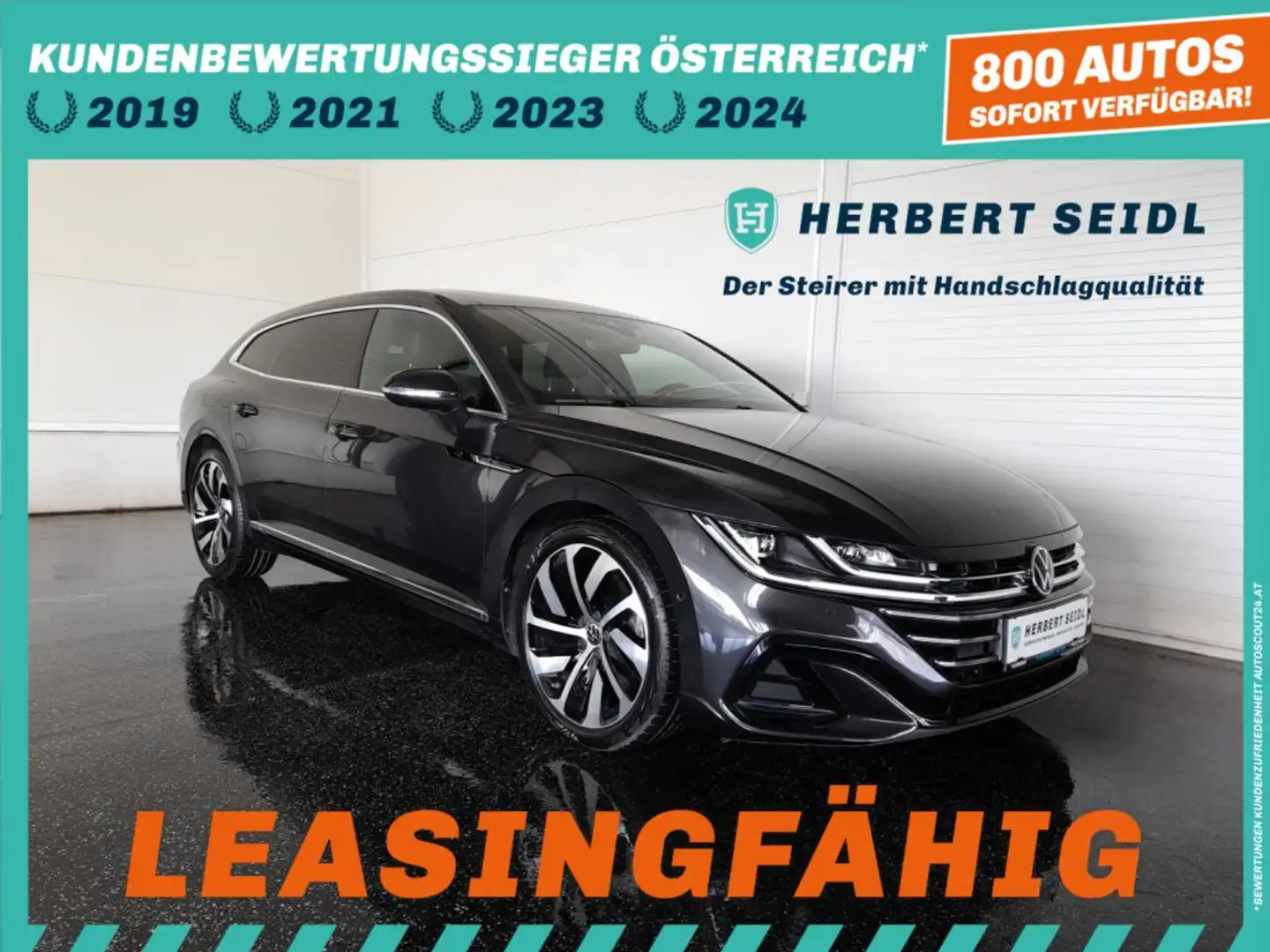 Volkswagen Arteon SB R-LINE 4x4 2,0 TDI DSG *SKY / IQ LIGHT-LED / 19 ZOLL / DCC / VIRTUELL PRO / NAVI / 360° KAMERA / ACC* Grau - 1