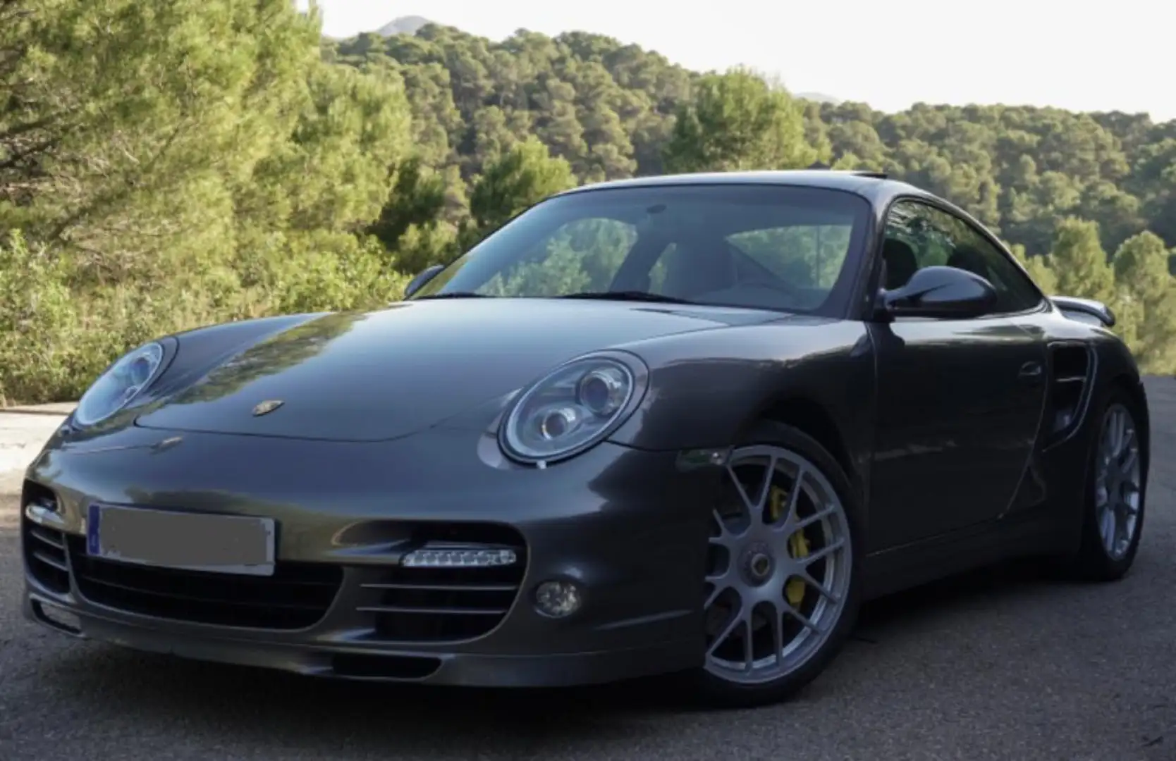 Porsche 997 turbo S Gris - 1