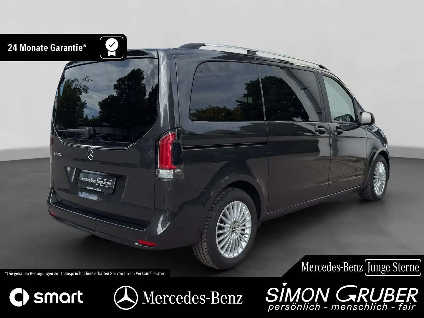 Mercedes-Benz V 220 d STYLE+ Kompakt MultiBeam 2*AC AHK 7Sitze Grau - 2