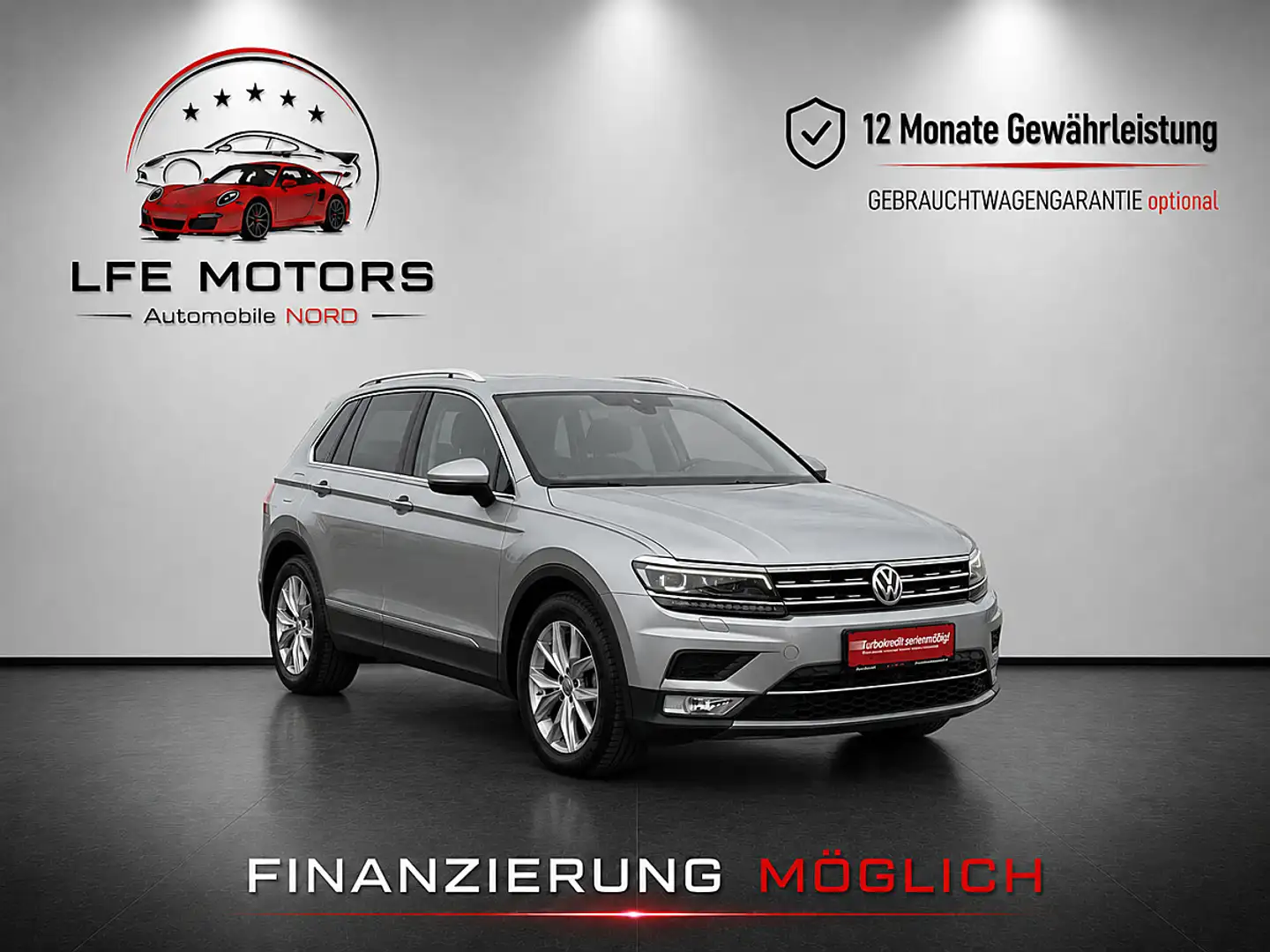 Volkswagen Tiguan 2,0 TDI 4Motion Highline DSG - VIRTUAL - HUD - ... Grau - 1