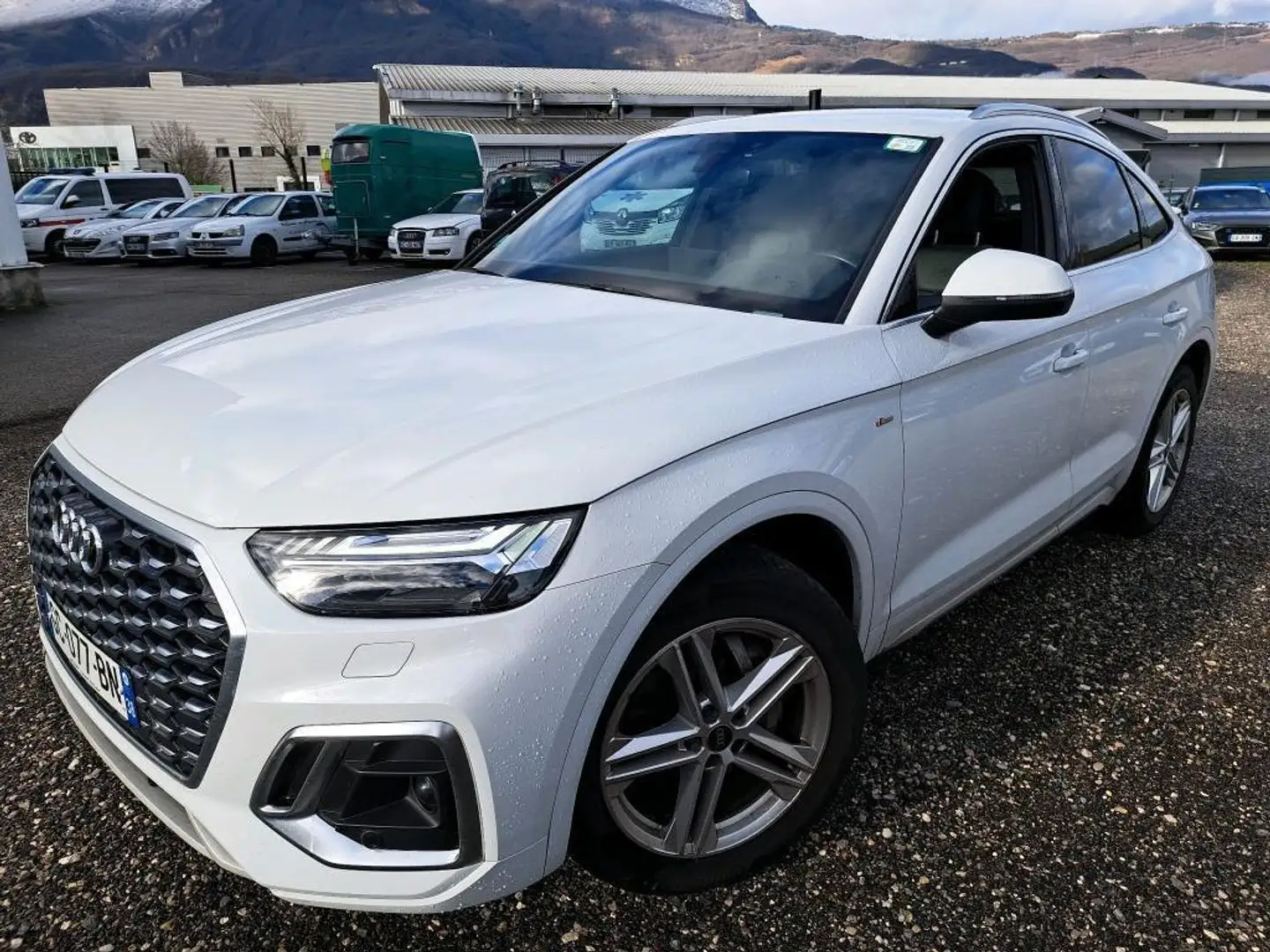 Audi Q5 40 Tdi Mild Hybrid 204 Quattro S-Tronic S-Line Blanc - 1