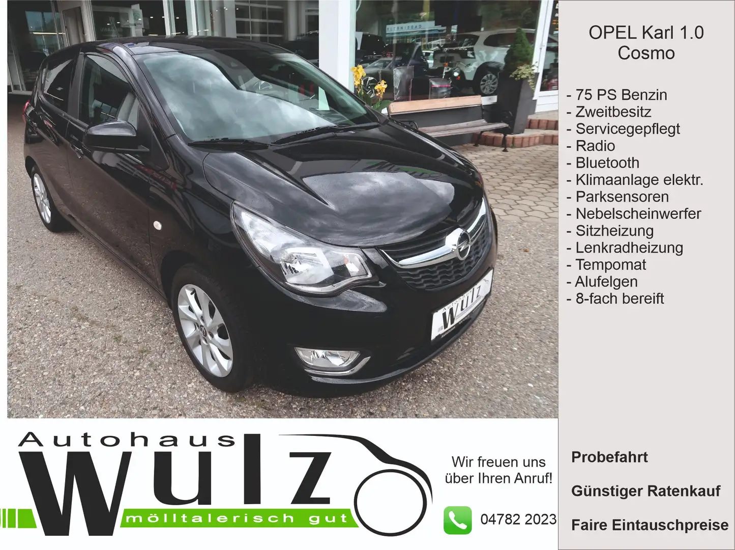 Opel Karl Karl 1,0 Ecotec Cosmo Cosmo Noir - 1