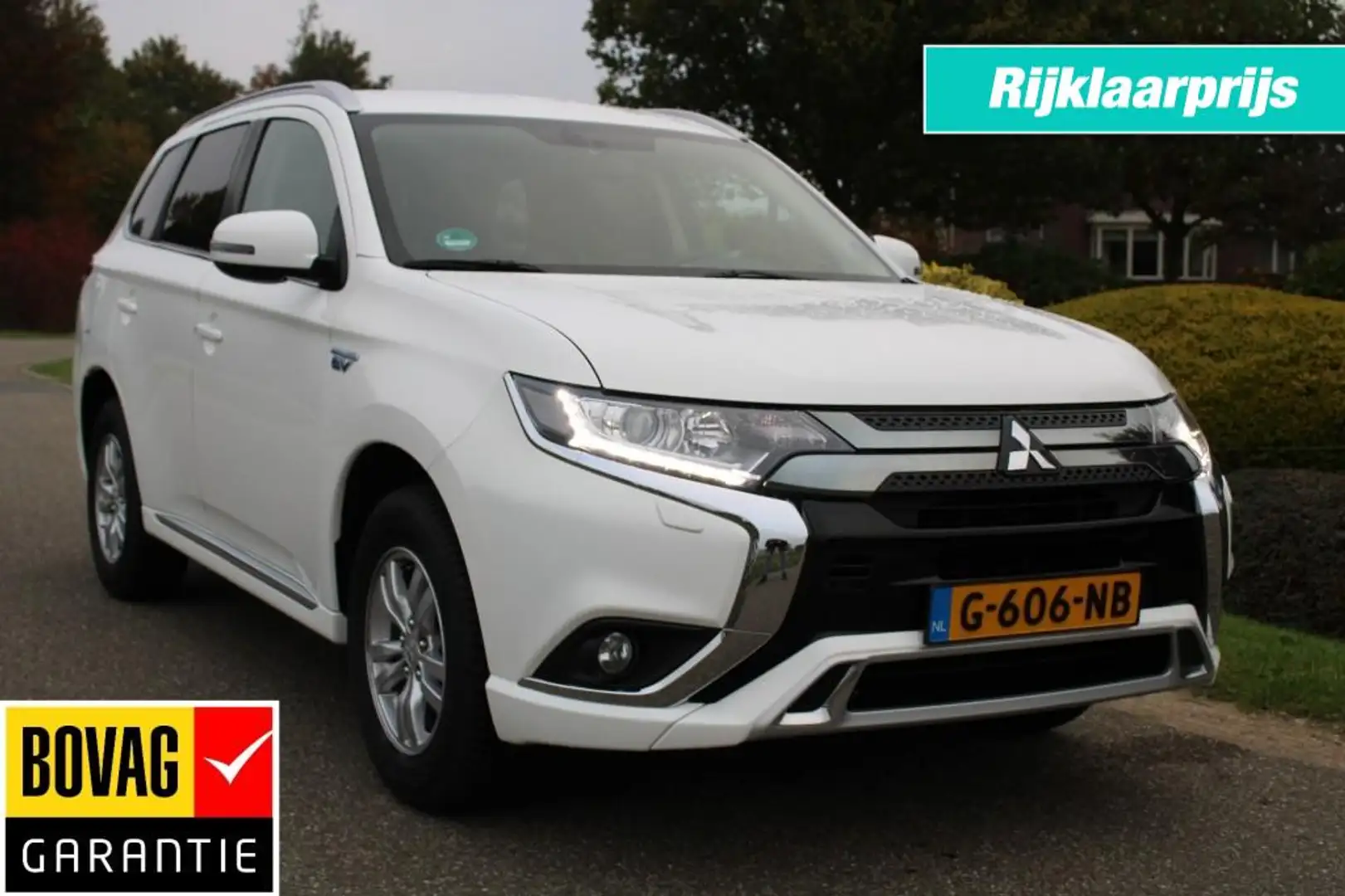 Mitsubishi Outlander 2.4 PHEV 240pk Pure automaat ECC/navi/cruise/camer Blanc - 1