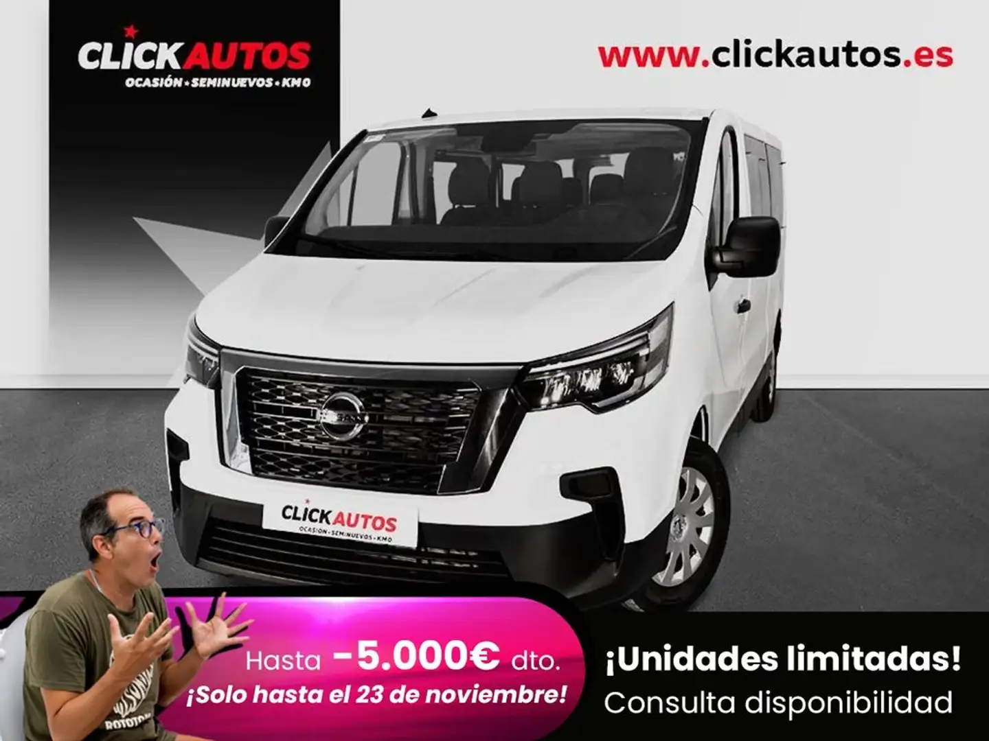 Nissan Primastar 2.0 DCI 150CV Go L2H1 9Plazas Blanc - 1