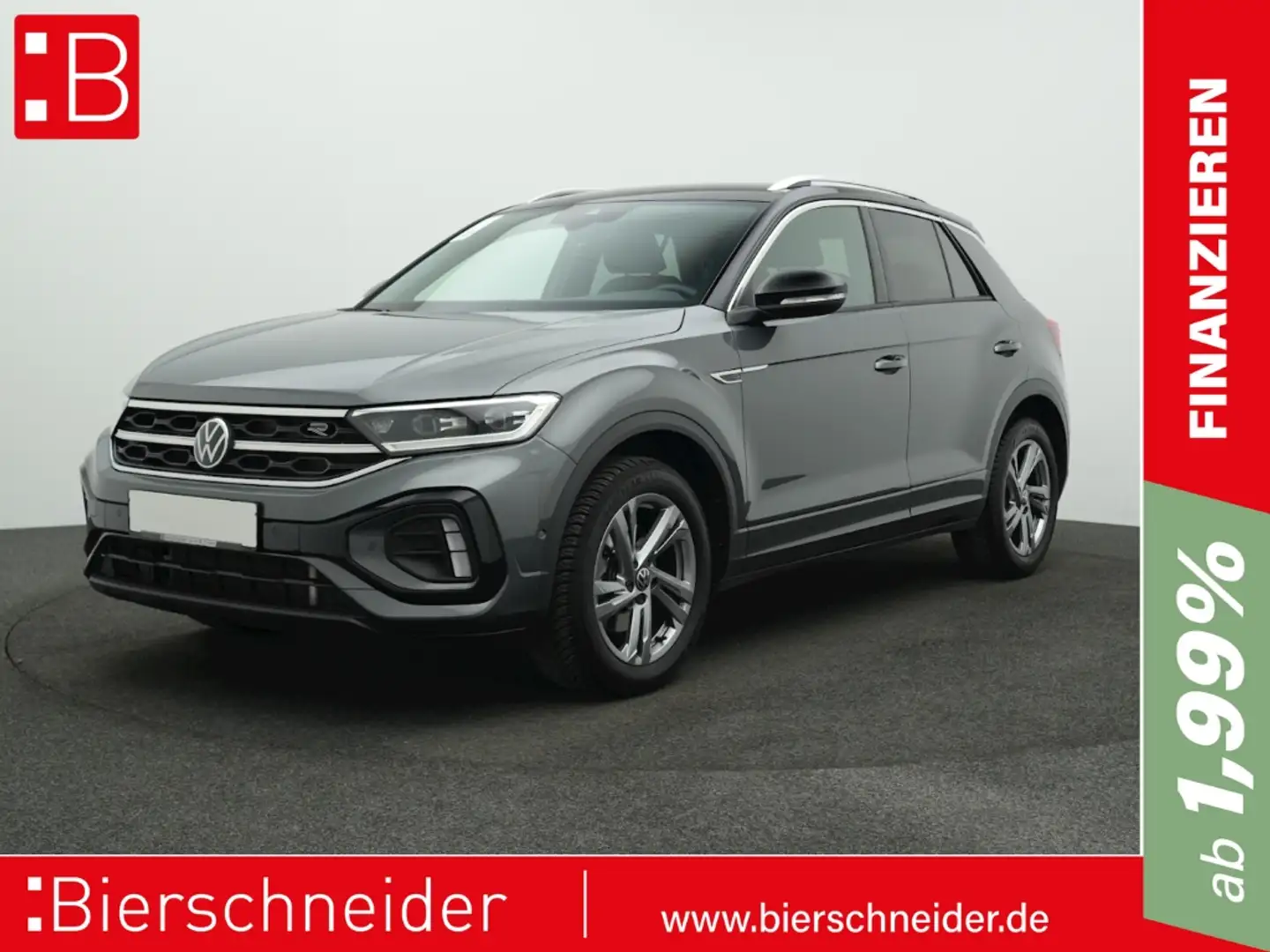 Volkswagen T-Roc 2.0 TDI DSG R-line AHK KAMERA NAVI ACC LED Grau - 1