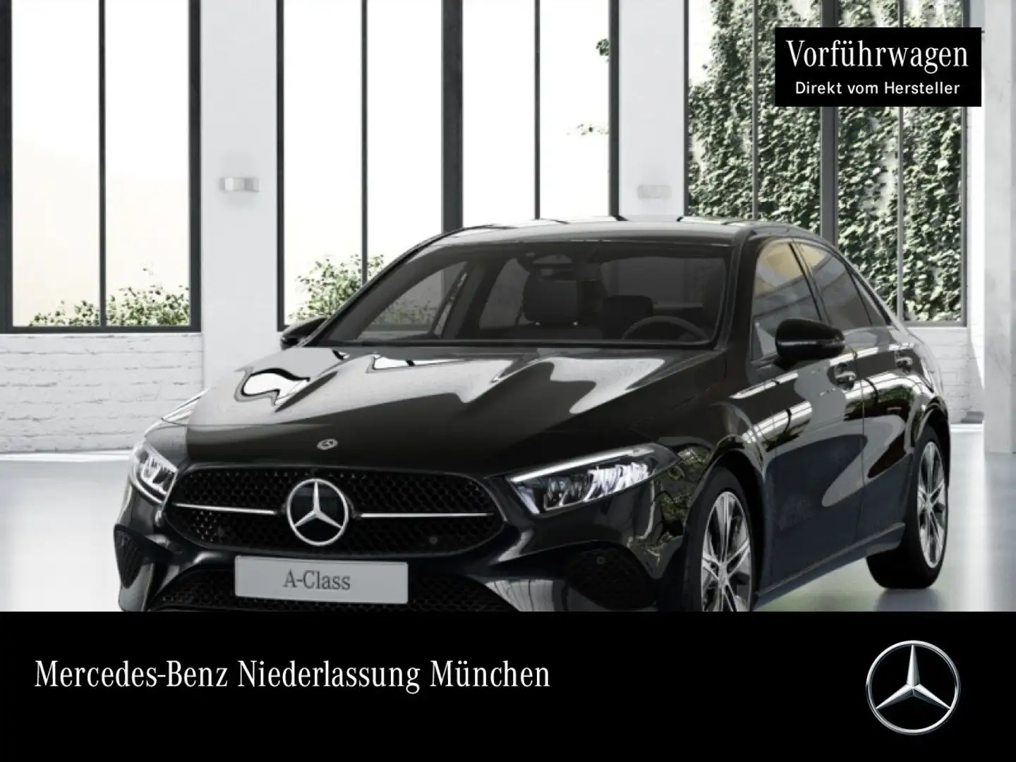 Mercedes-Benz A 200 Lim PROGRESSIVE+NIGHT+AHK+LED+STHZG+KAMERA Schwarz - 1