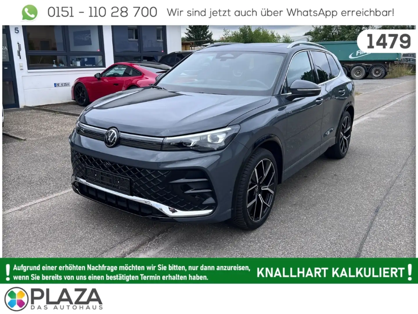 Volkswagen Tiguan 1.5eTSI R-Line HUD PANO ACC IQ 360 H/K 20'' Grau - 2
