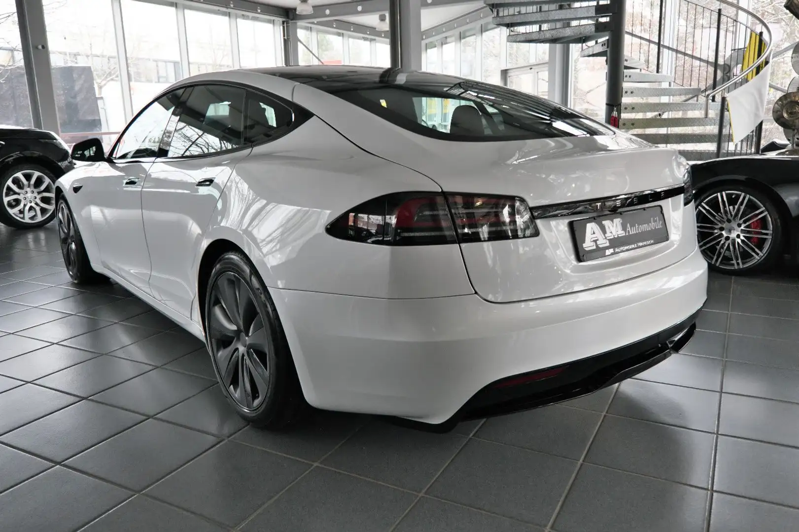 Tesla Model S AWD Long Range DeutschesFZ Mwst. AHK Blanc - 2
