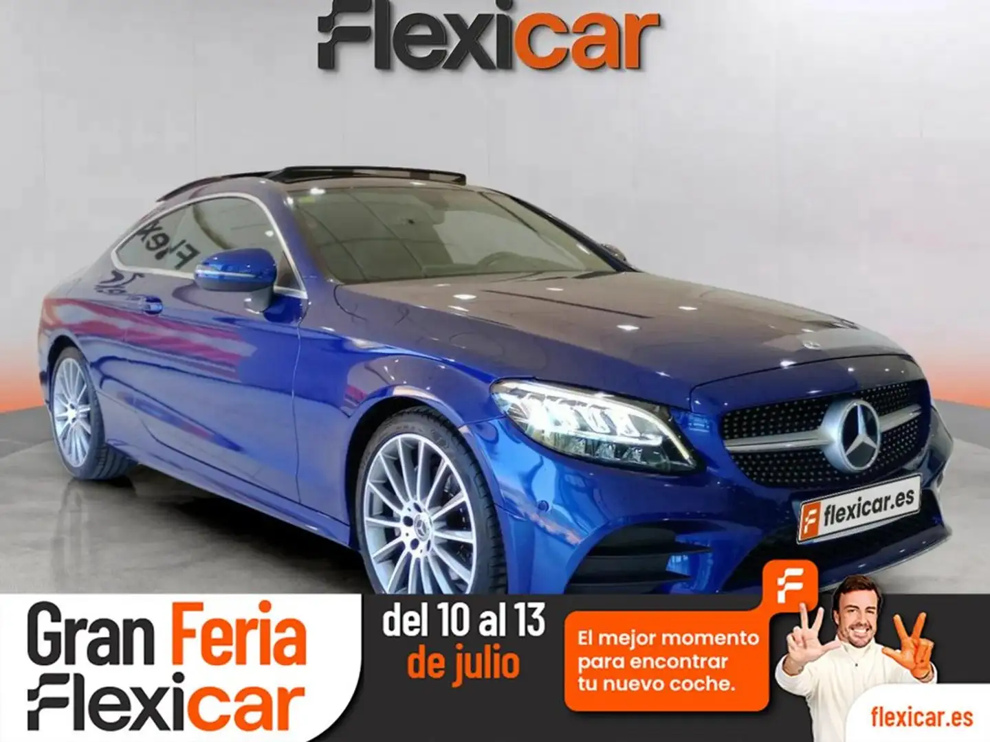 Mercedes-Benz C 220 Coupé d Bleu - 1