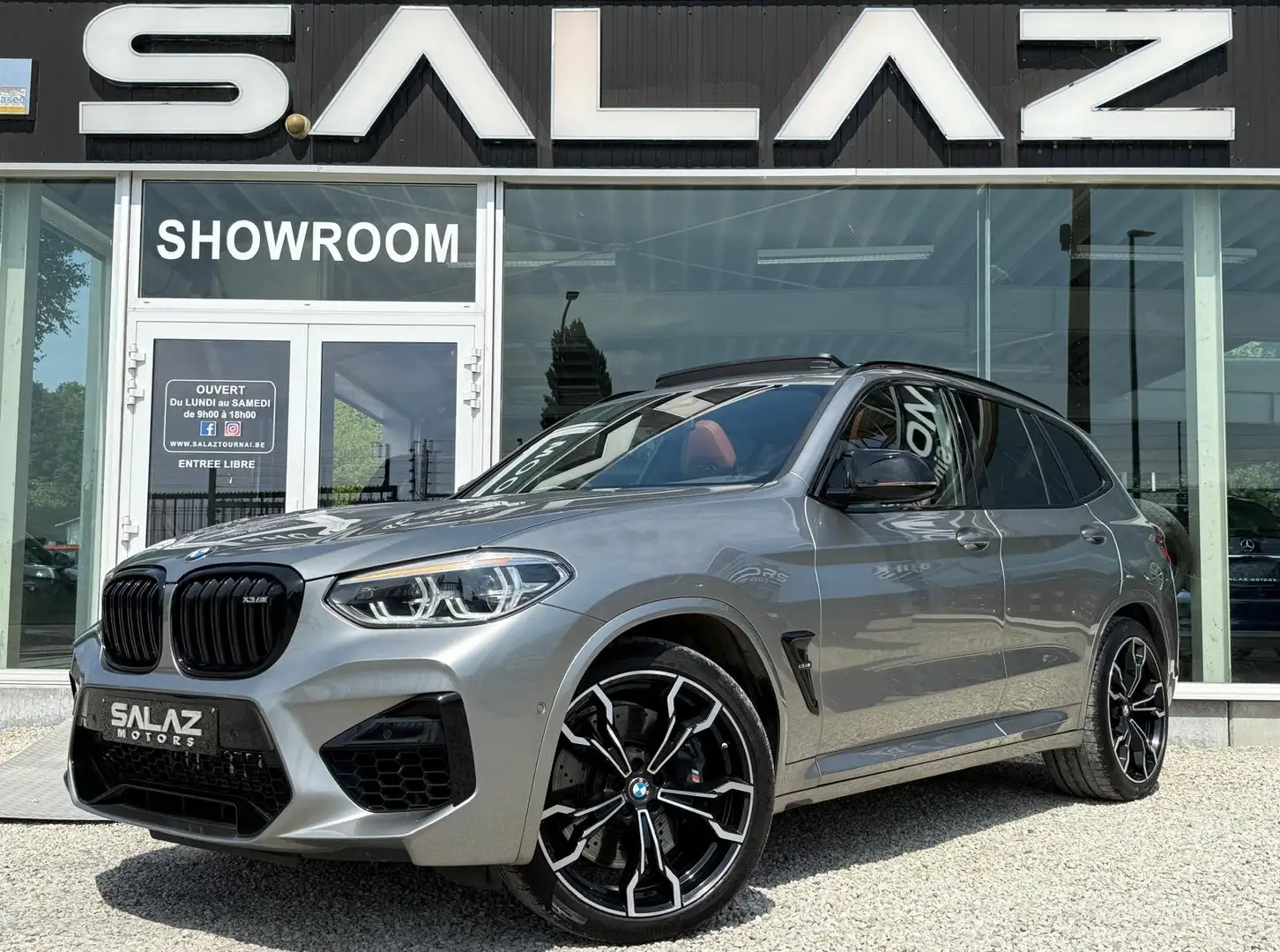 BMW X3 M X3 M 3.0 Competition TVA21%_CUIR_PANO_LED_CAMERA Grijs - 1