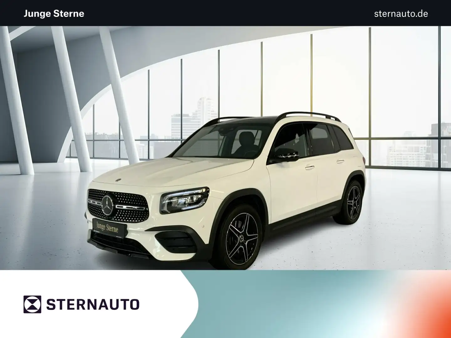 Mercedes-Benz GLB 250 GLB 250 4MATIC  AMG Line Navi/Pano.-Dach/Distronic Weiß - 1