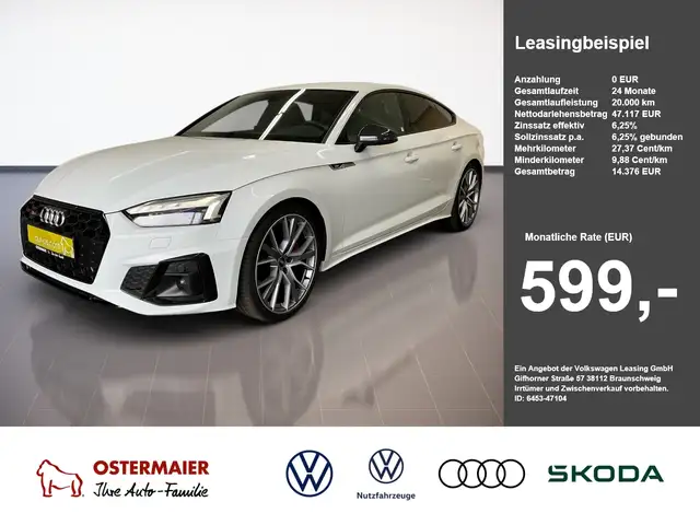 Audi S5 Sportback 341PS AHK.ACC.STANDHZG.B&O.MATRIX.VIRTUA