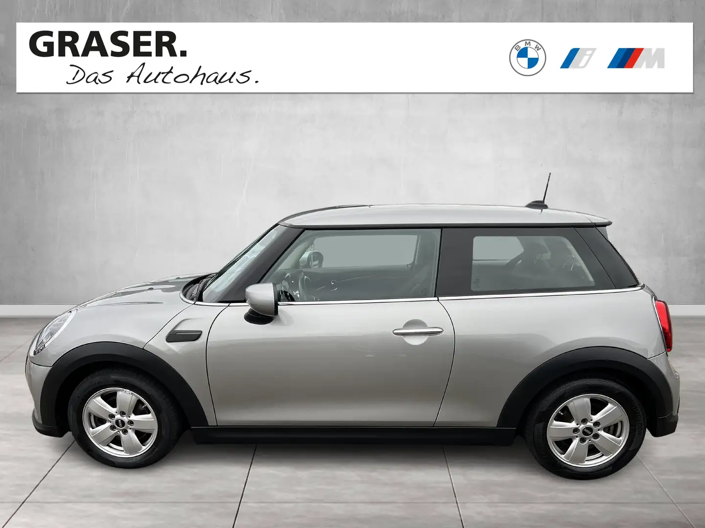 MINI Cooper Hatch Black Pepper DAB LED PDC / NUR HÄNDLER Grau - 2