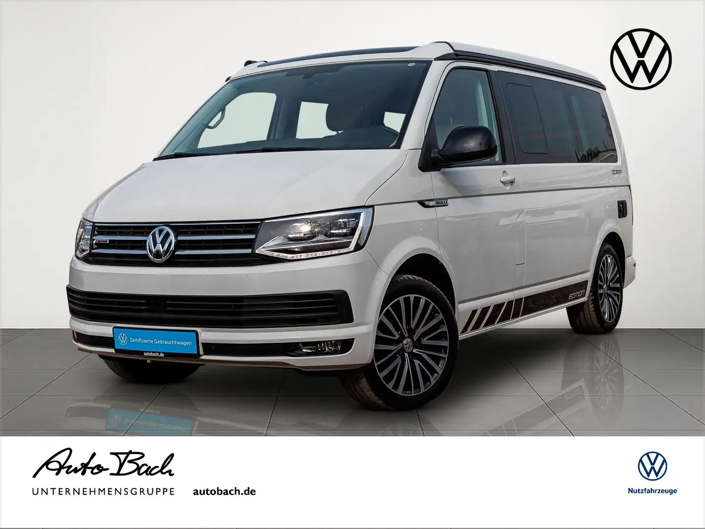 Volkswagen T6 California Ocean 2.0TDI Navi LED DCC ACC Blanco - 1