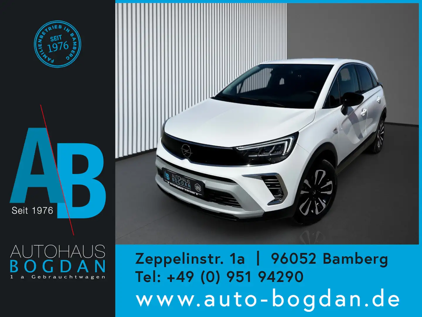 Opel Crossland Elegance Automatik*Navi*Kamera*Tempomat Weiß - 1