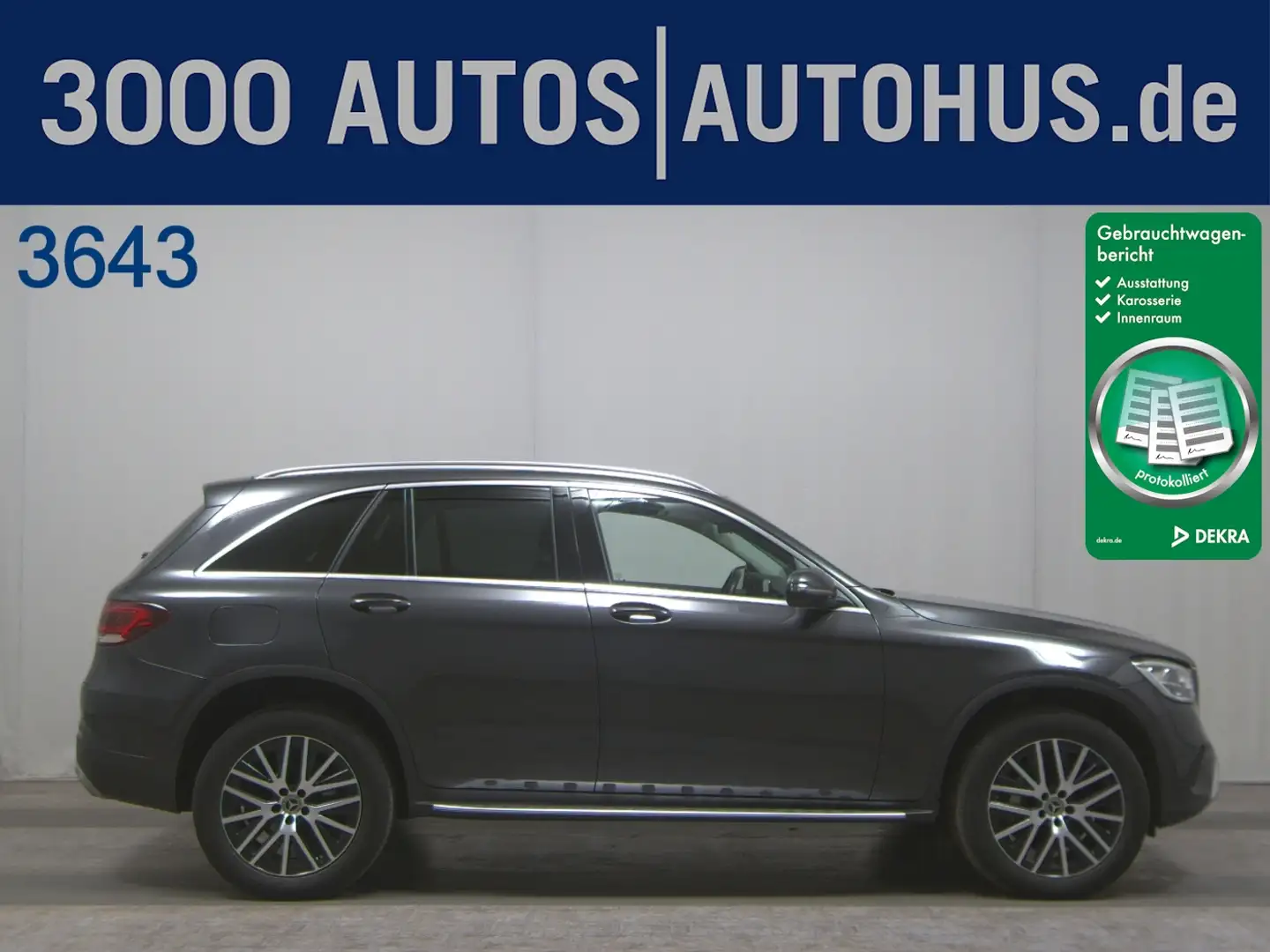 Mercedes-Benz GLC 300 de 4Matic AHK 4x4 Pano LED el.Heck MBUX Grau - 1