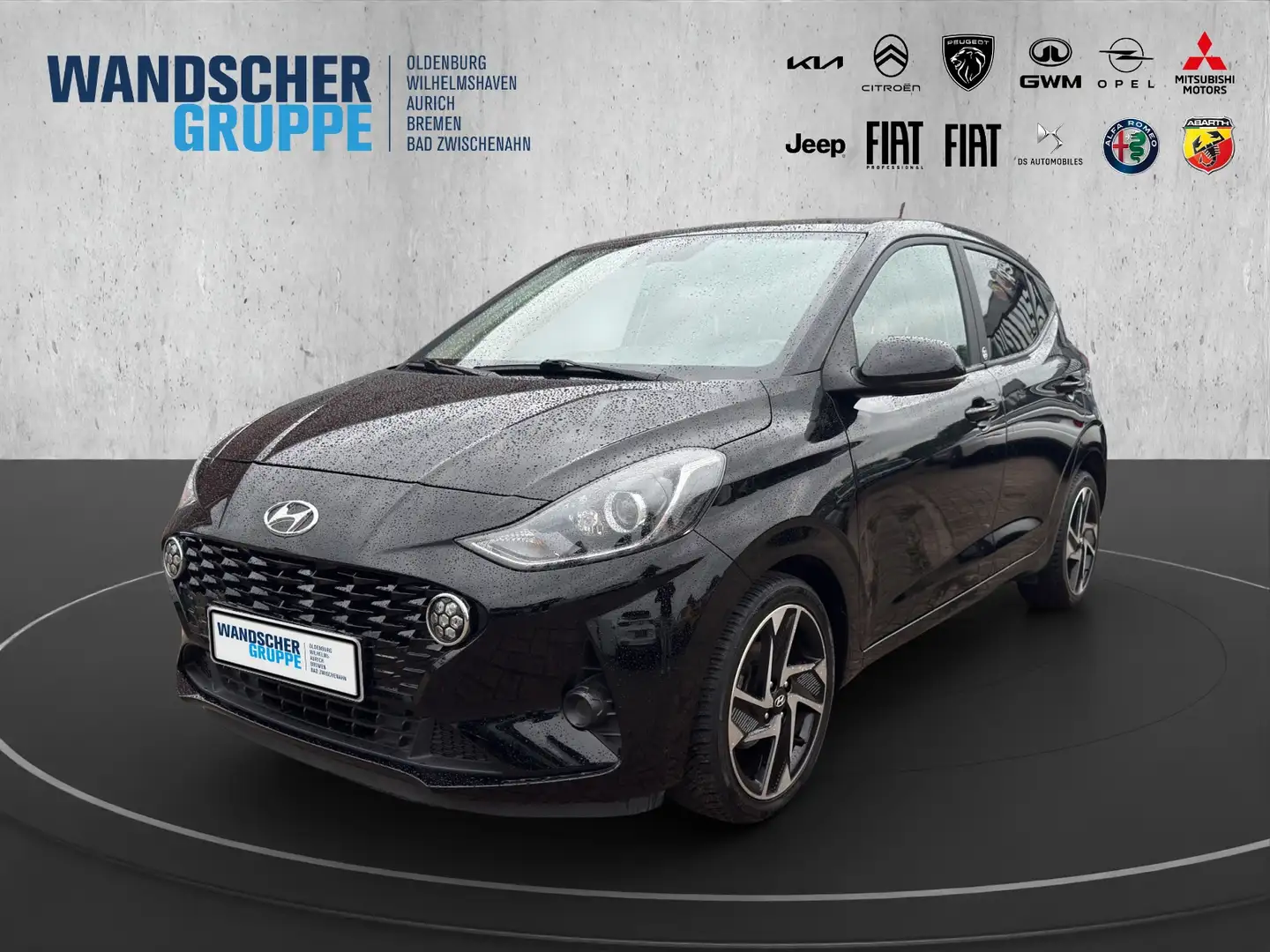 Hyundai i10 1.0 Edition 30+ +Navi+Kam.+SHZ+SpurH+PDC+LM Nero - 1