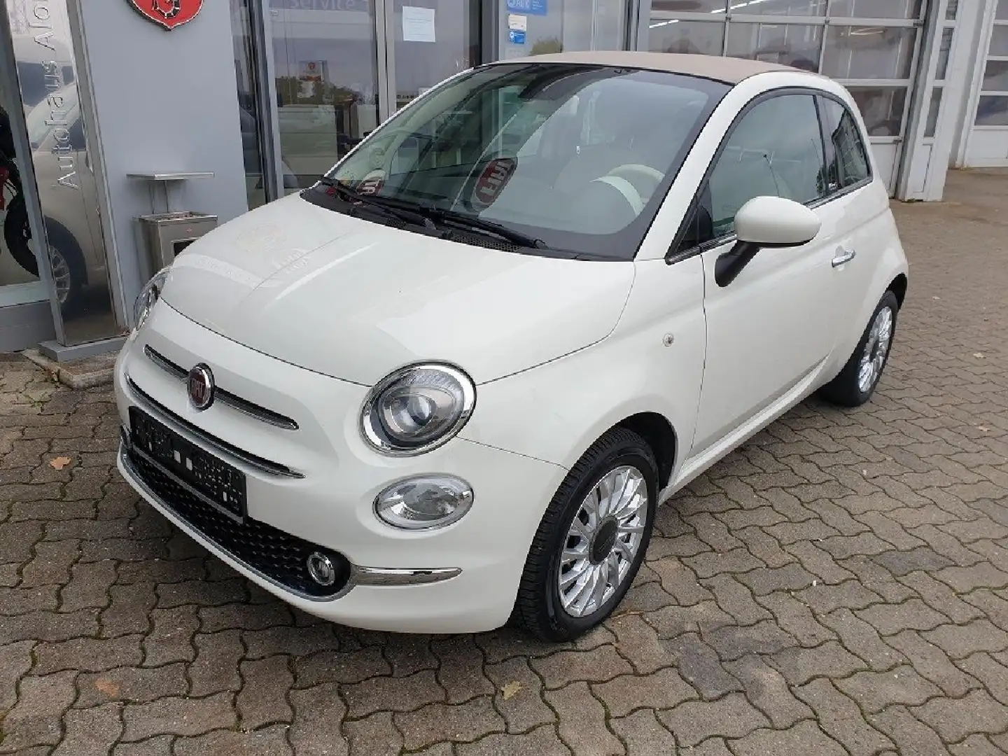 Fiat 500C Lounge Blanc - 1