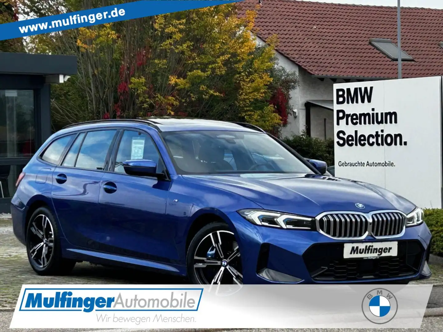 BMW 330 e T.M Sport FACELIFT HUD ACC SuView.PanoD.AHK Blau - 1
