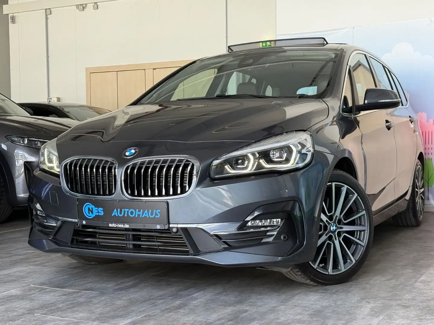 BMW 218 218dA GT*LUXURY*PANO*LEDER*KAM*LED*KEY*MEMORY*18 Gris - 2