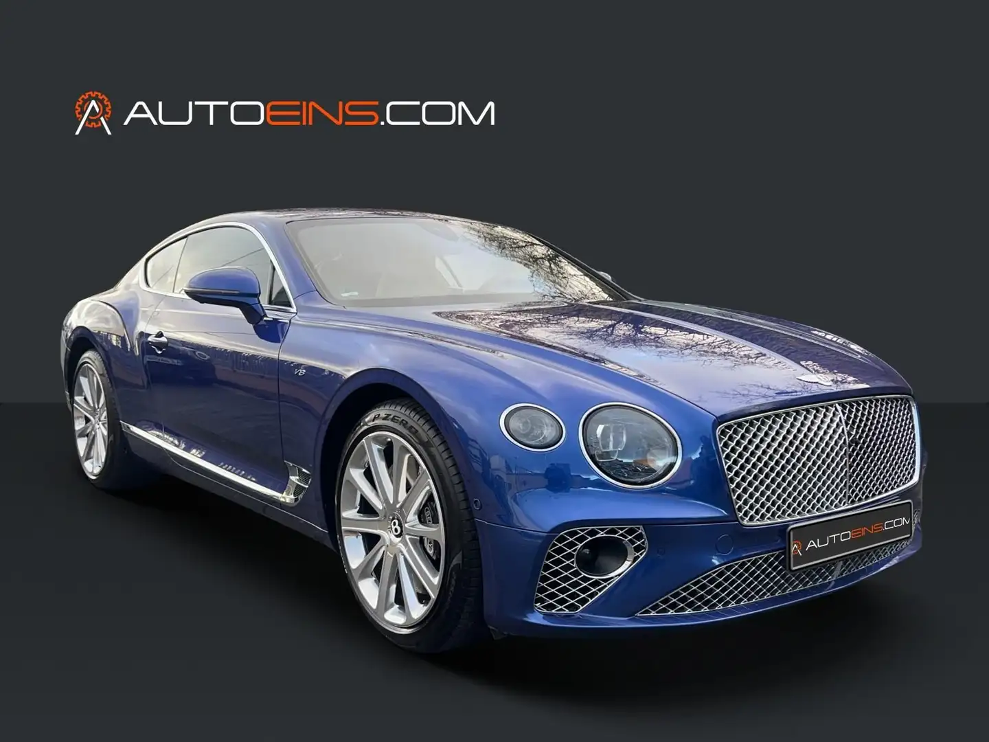 Bentley Continental GT V8 Mulliner*Rotating*Naim* Bleu - 1